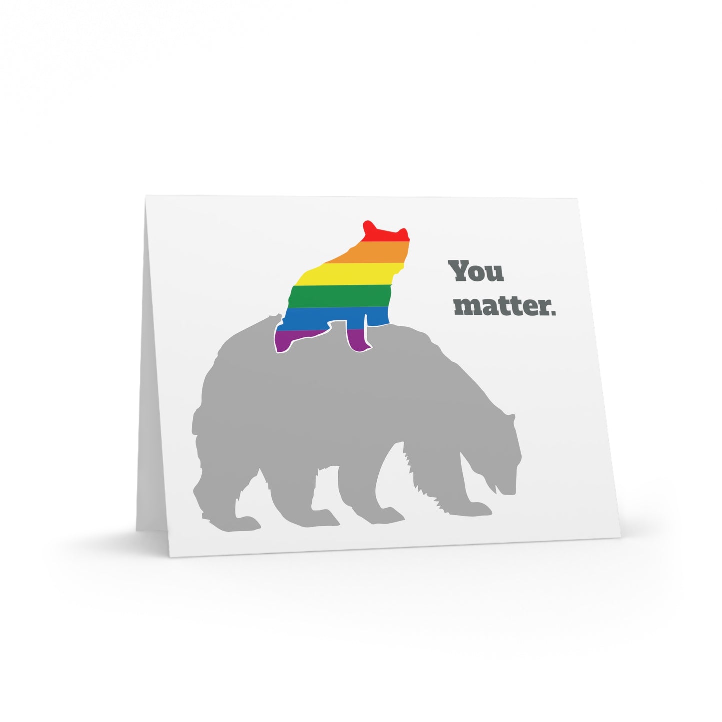 You Matter Papa & Baby Bear | Greeting Cards
