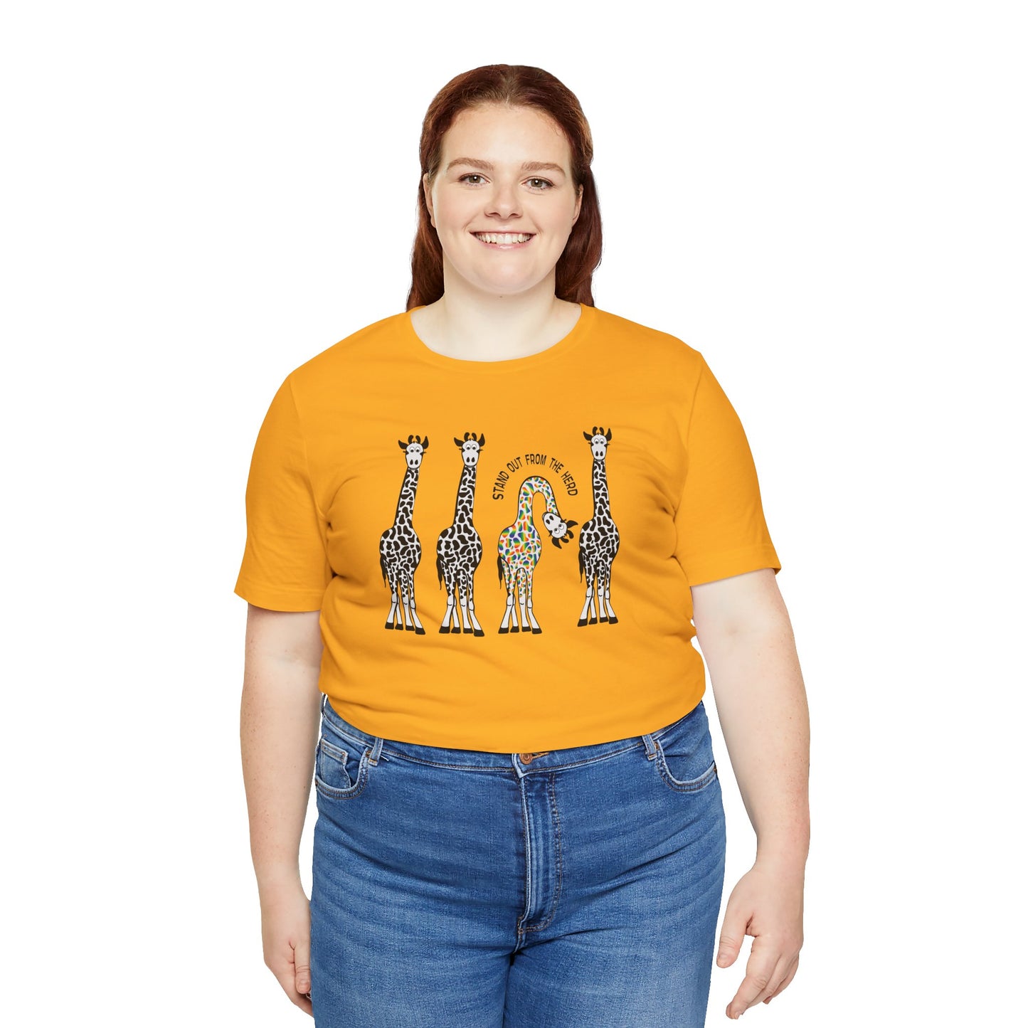 Giraffe - Stand Out From the Herd | Adult Tee