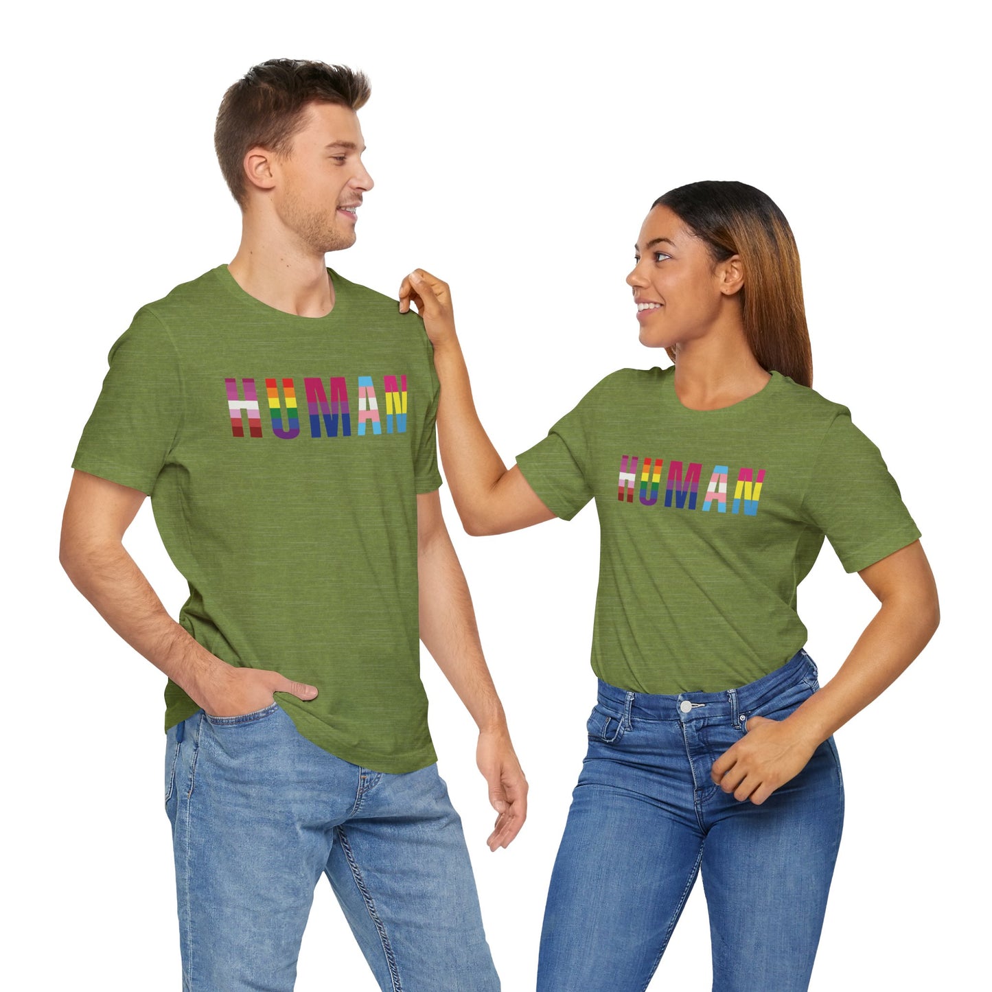 HUMAN Pride Flag - T-Shirt