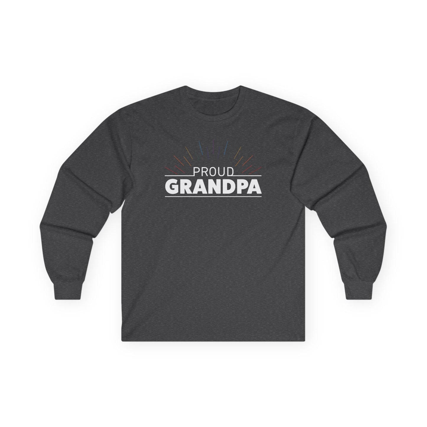 Proud Grandpa Long Sleeve Tee - Unisex Ultra Cotton Shirt for Father's Day