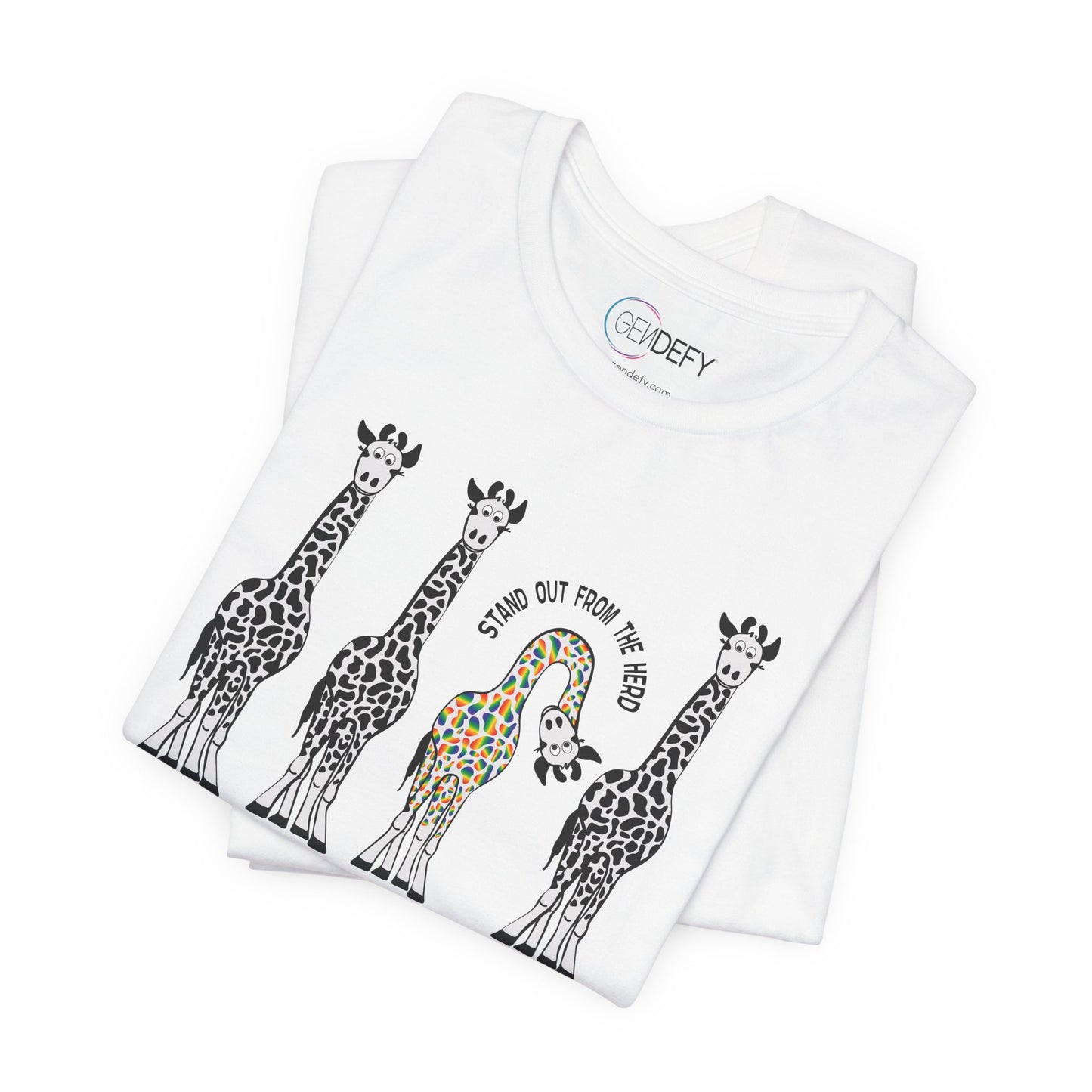 Giraffe - Stand Out From the Herd | Adult Tee