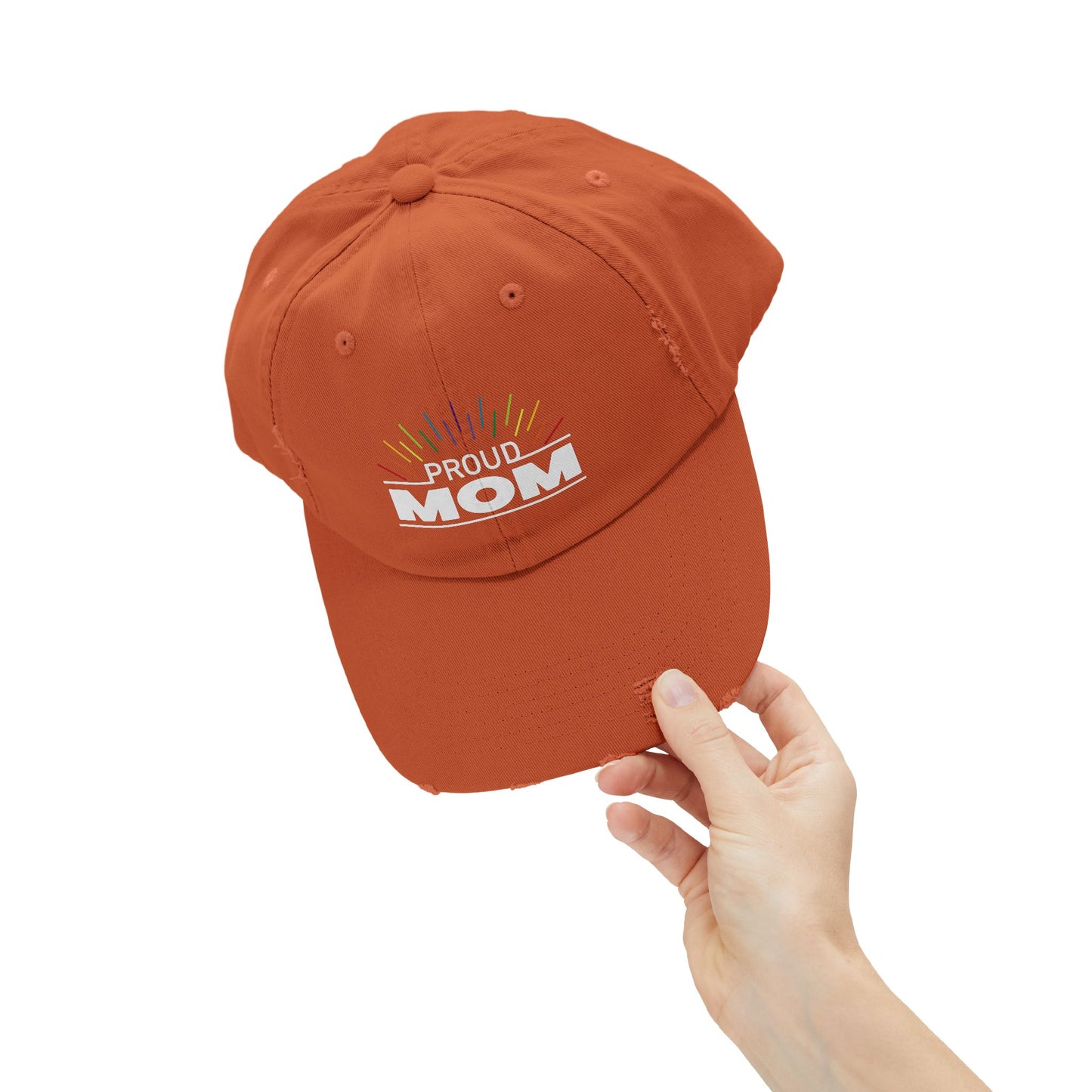 Proud Mom | Distressed Unisex Cap