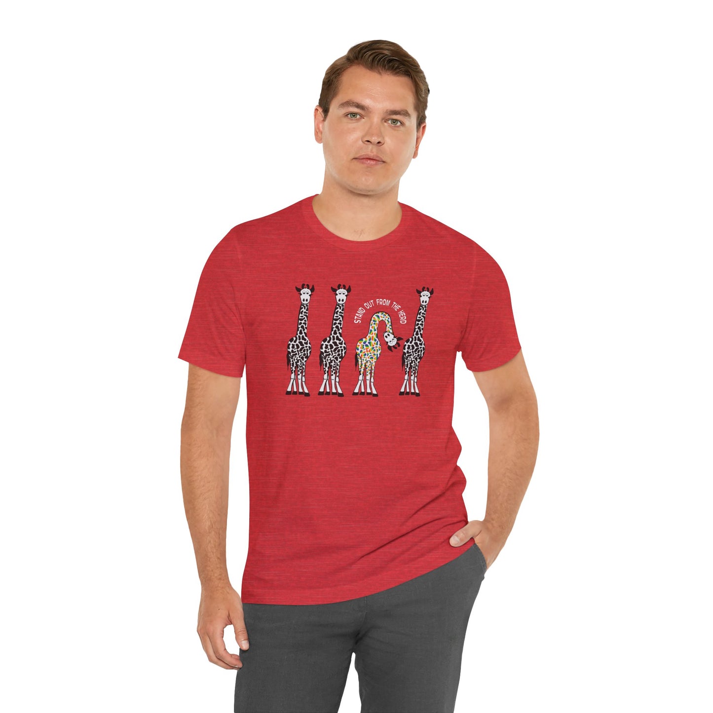 Giraffe - Stand Out From the Herd | Adult Tee