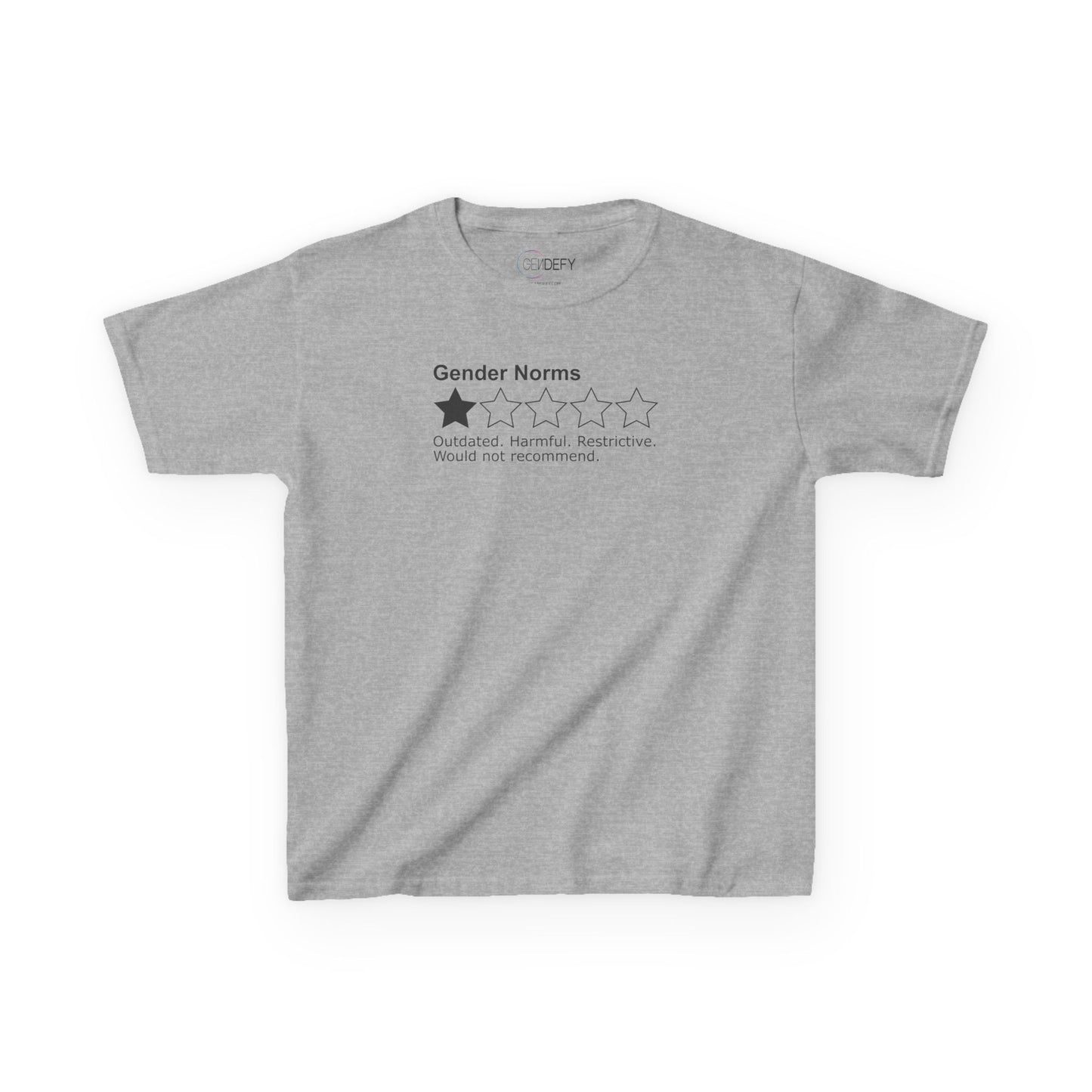 Gender Norms: 1 Star | Youth T-Shirt