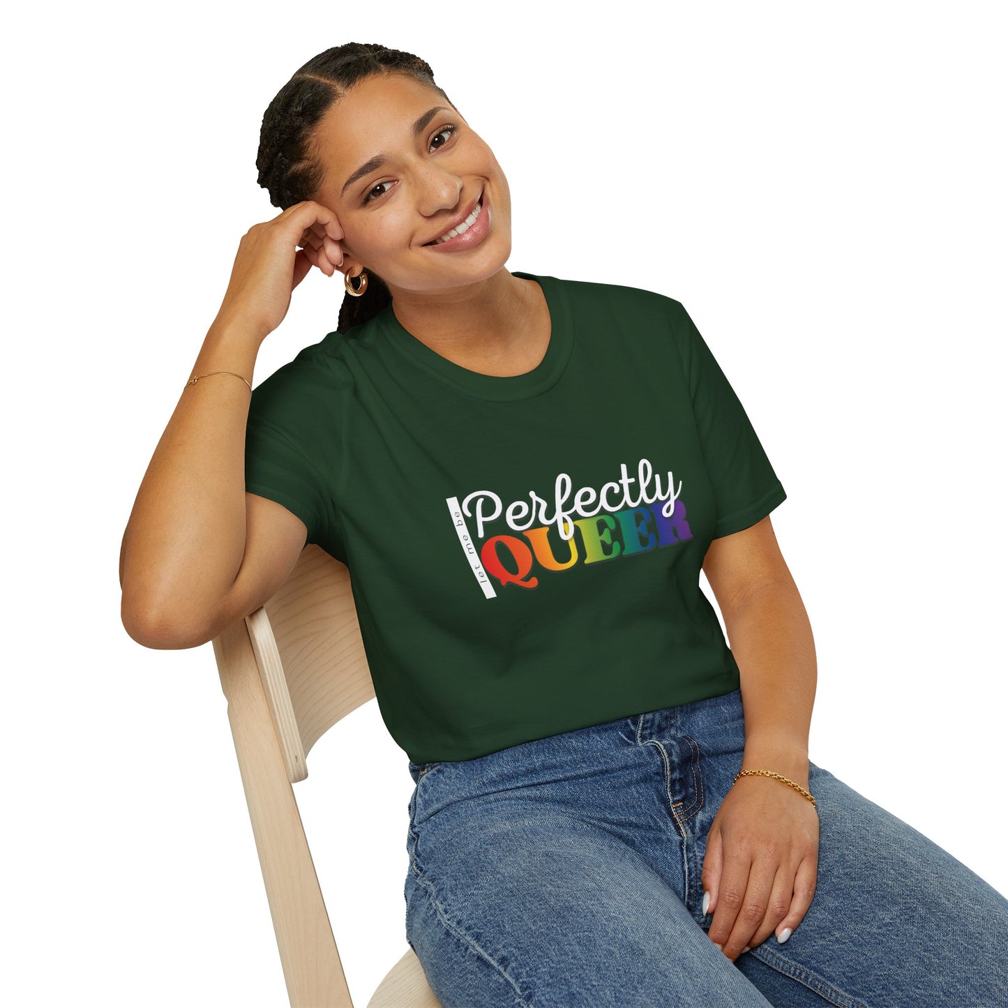 Let Me Be Perfectly Queer | Unisex Softstyle T-Shirt