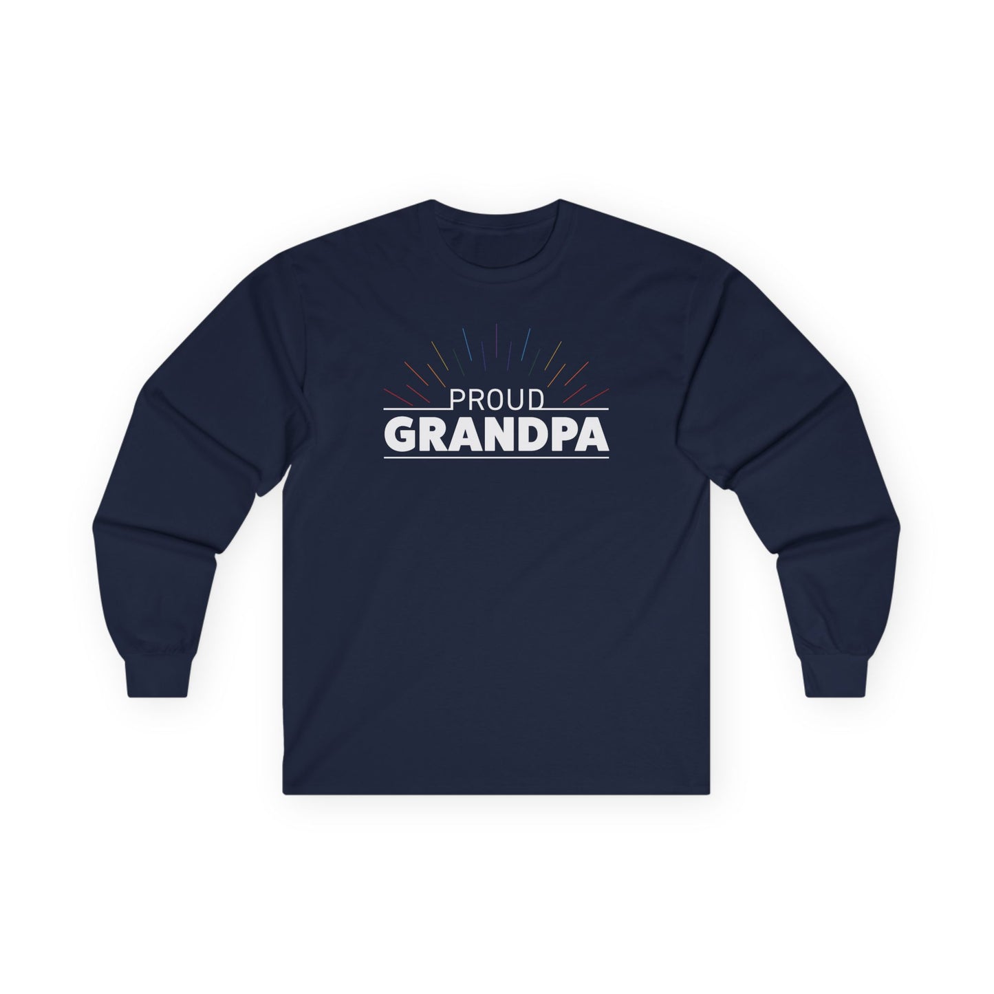 Proud Grandpa Long Sleeve Tee - Unisex Ultra Cotton Shirt for Father's Day