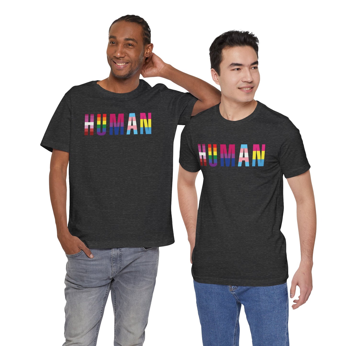 HUMAN Pride Flag - T-Shirt