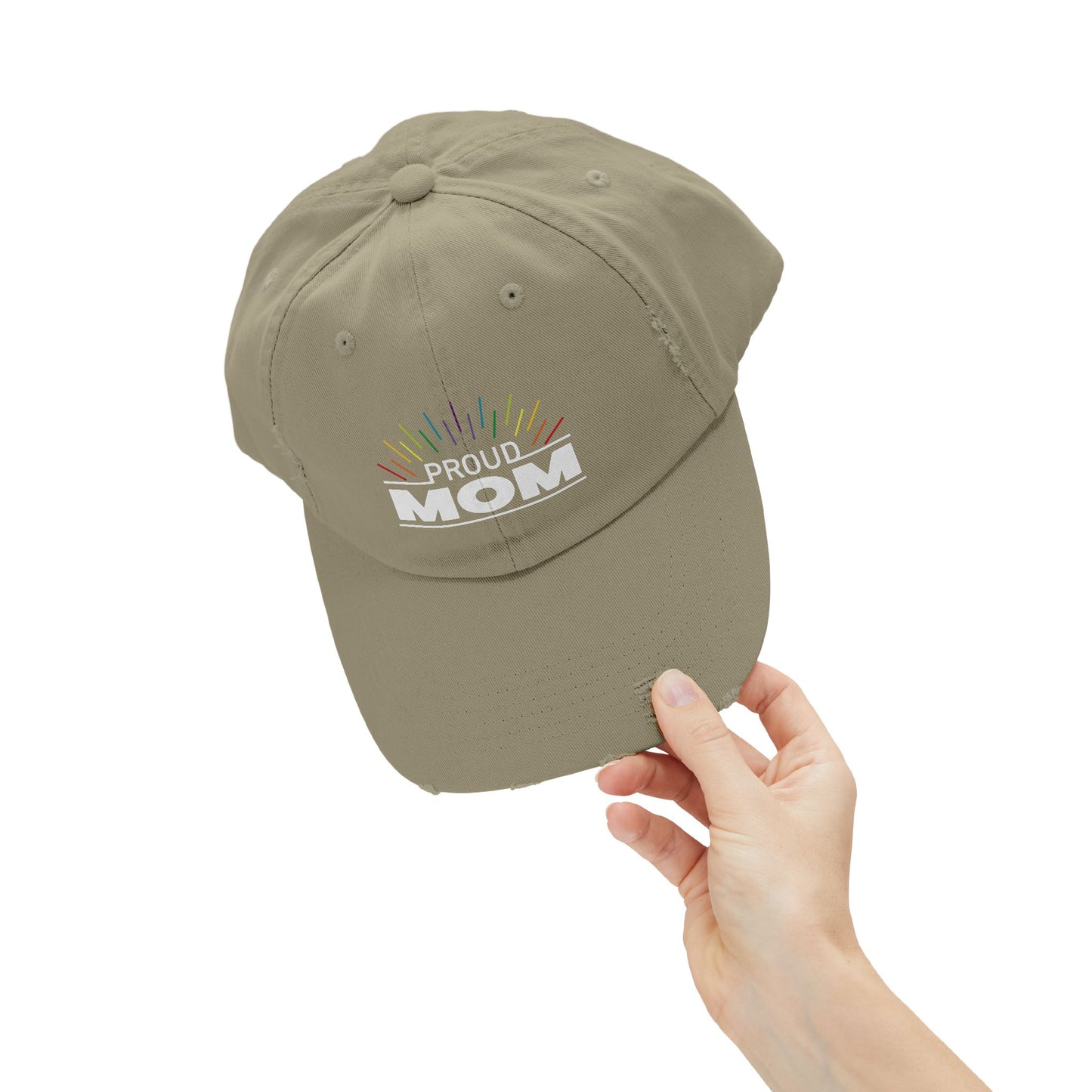 Proud Mom | Distressed Unisex Cap