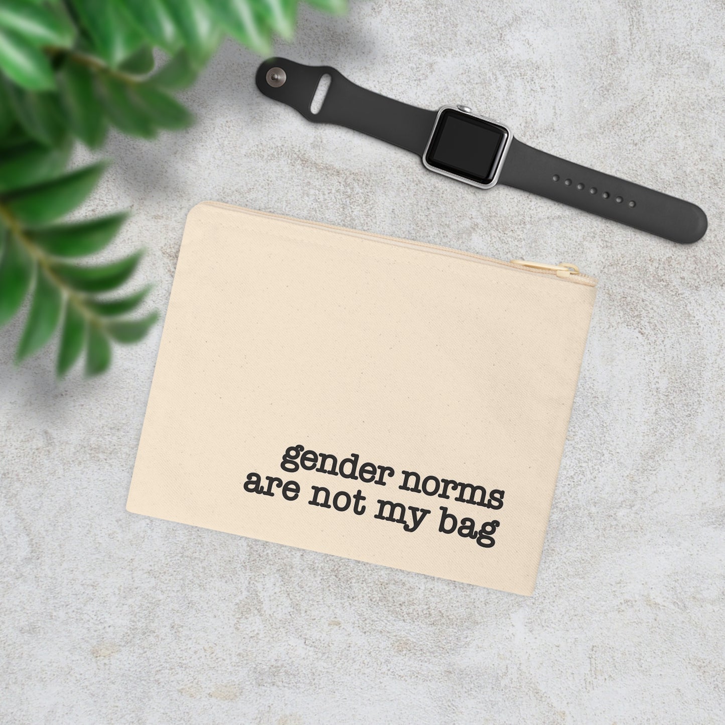 Gender Norms Are Not My Bag | Accessory Zipper Pouch