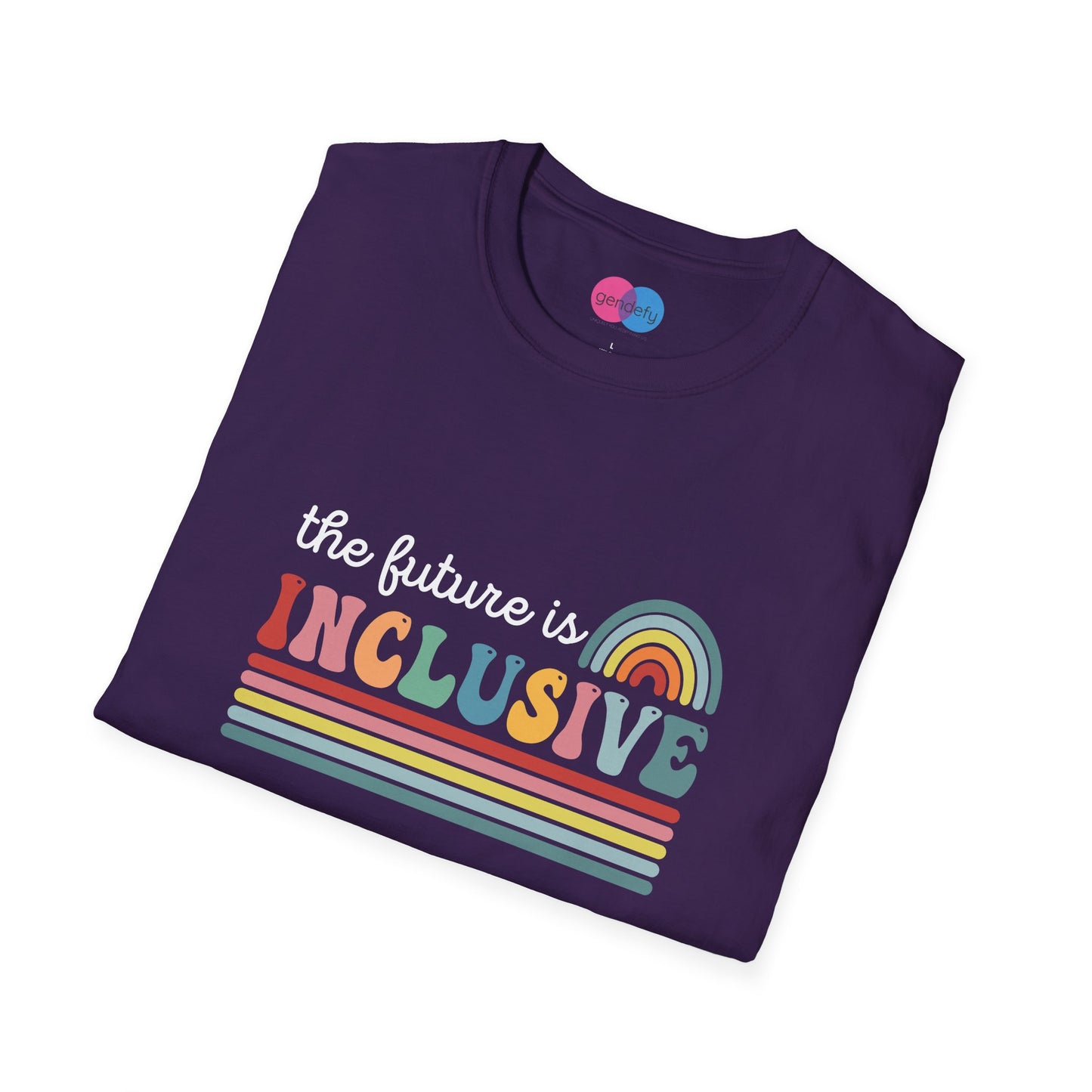The Future Is Inclusive with Rainbow | Softstyle T-Shirt