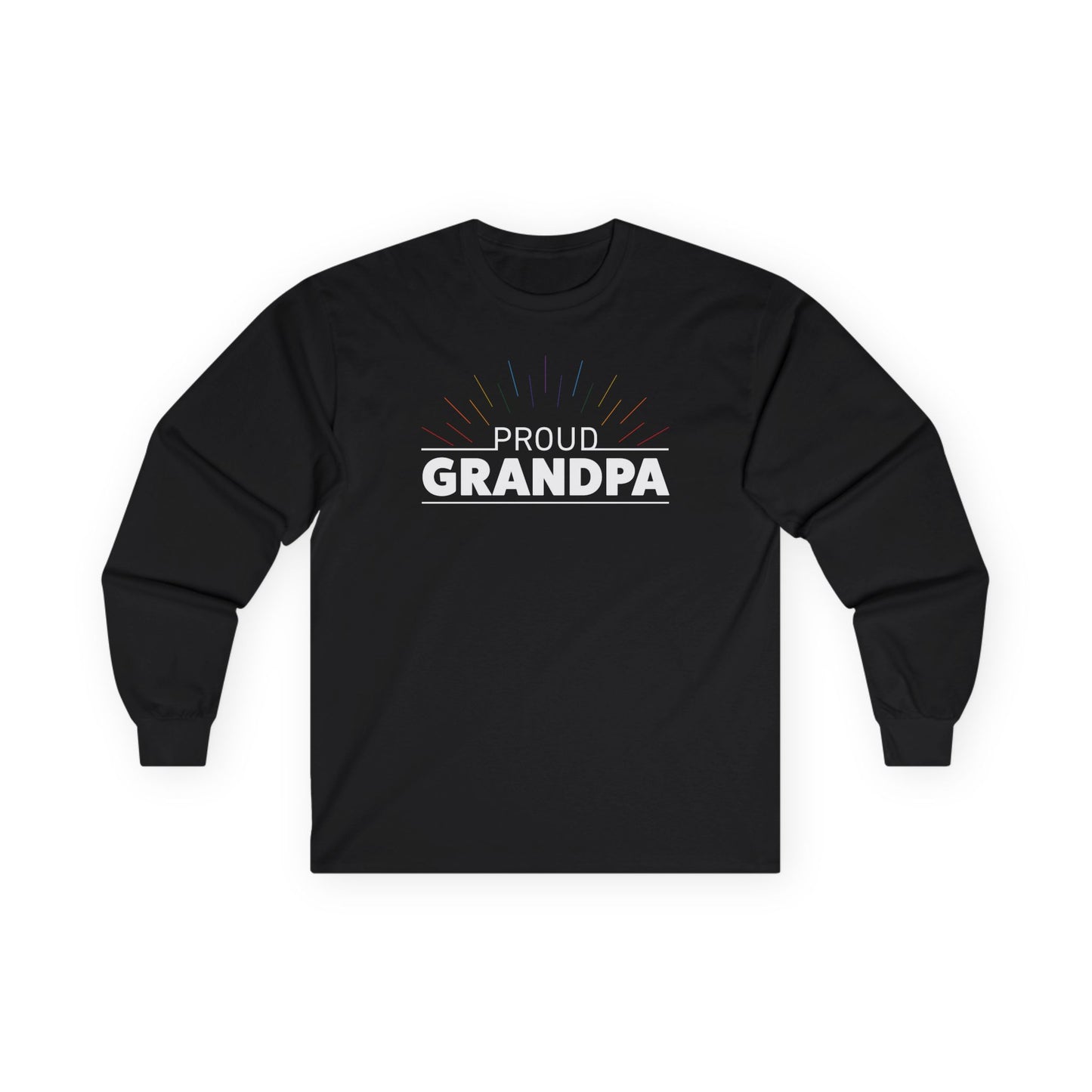 Proud Grandpa Long Sleeve Tee - Unisex Ultra Cotton Shirt for Father's Day