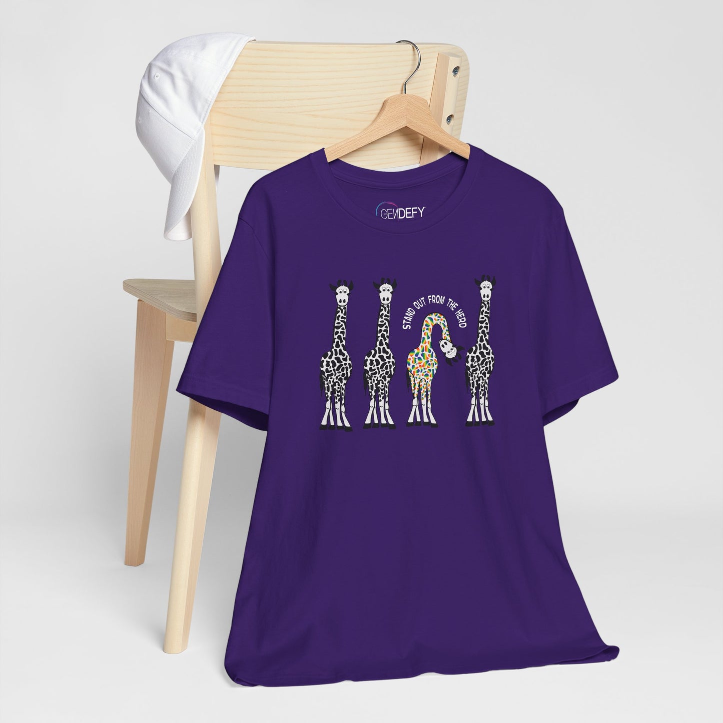 Giraffe - Stand Out From the Herd | Adult Tee