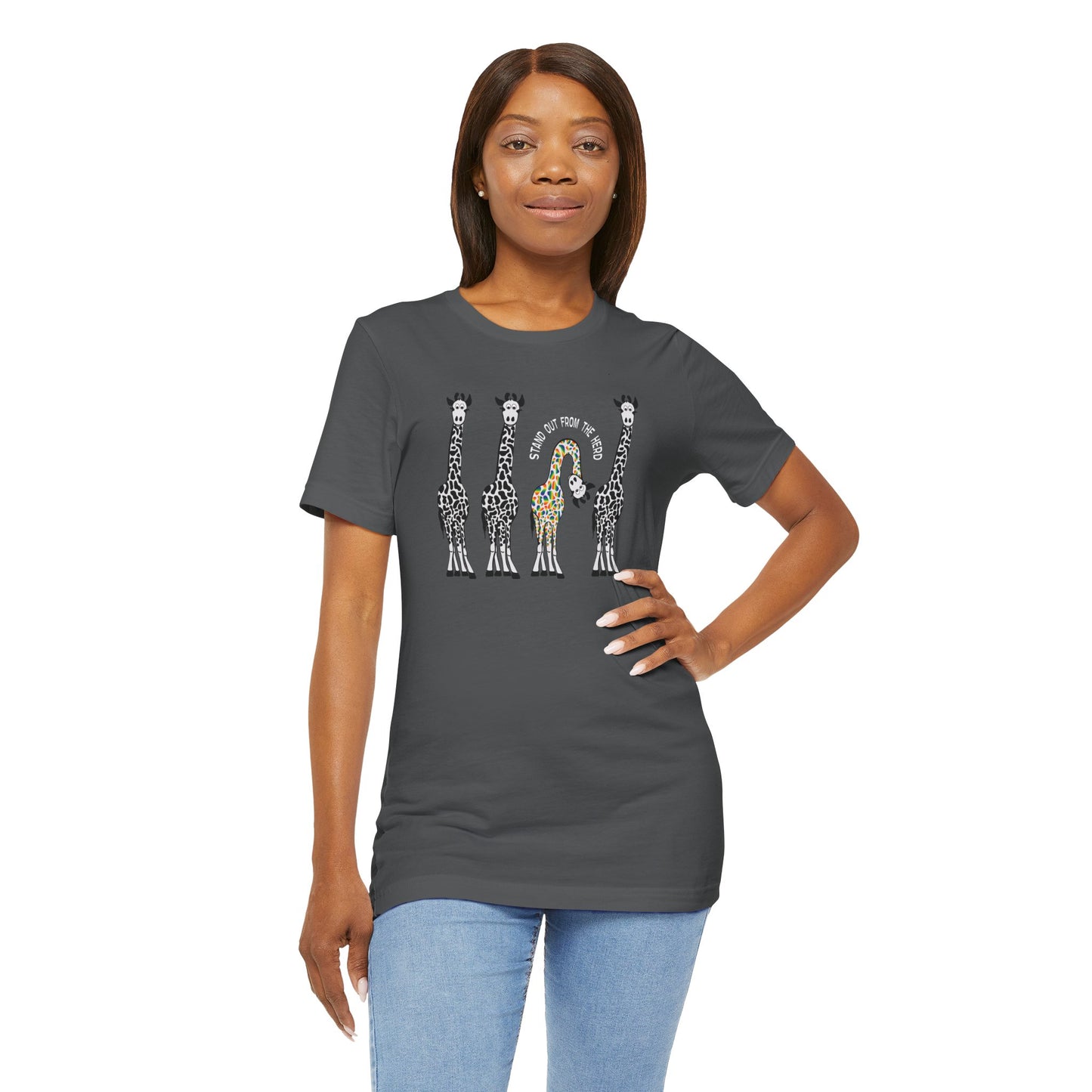 Giraffe - Stand Out From the Herd | Adult Tee