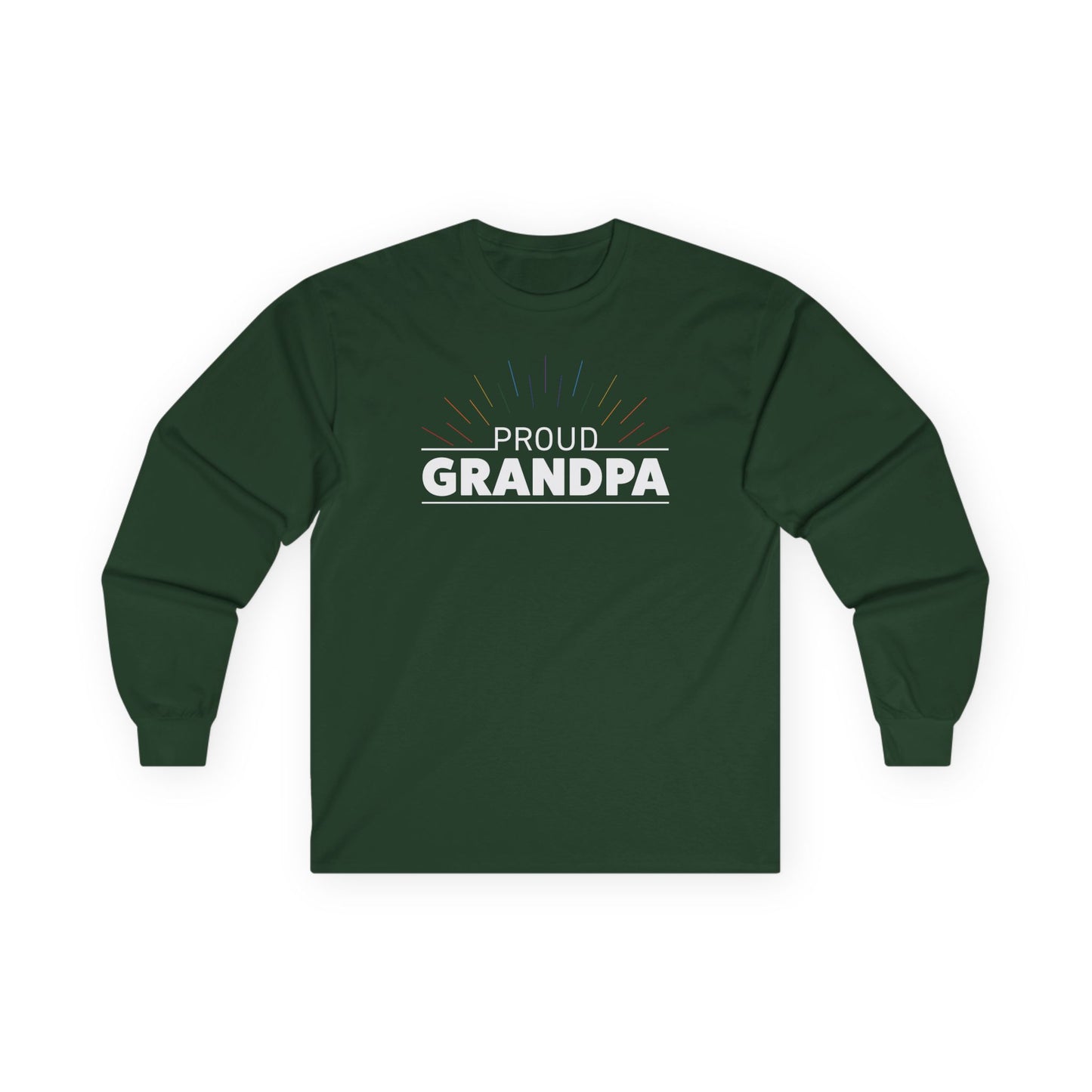 Proud Grandpa Long Sleeve Tee - Unisex Ultra Cotton Shirt for Father's Day