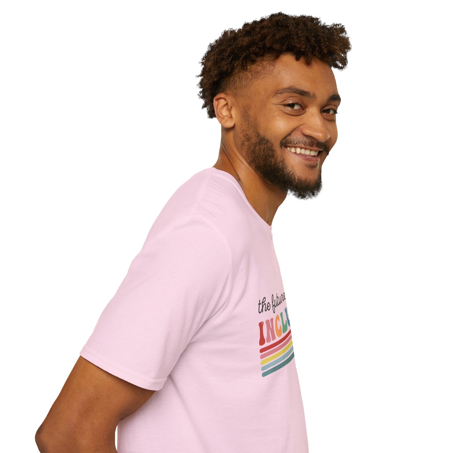 The Future Is Inclusive with Rainbow | Softstyle T-Shirt