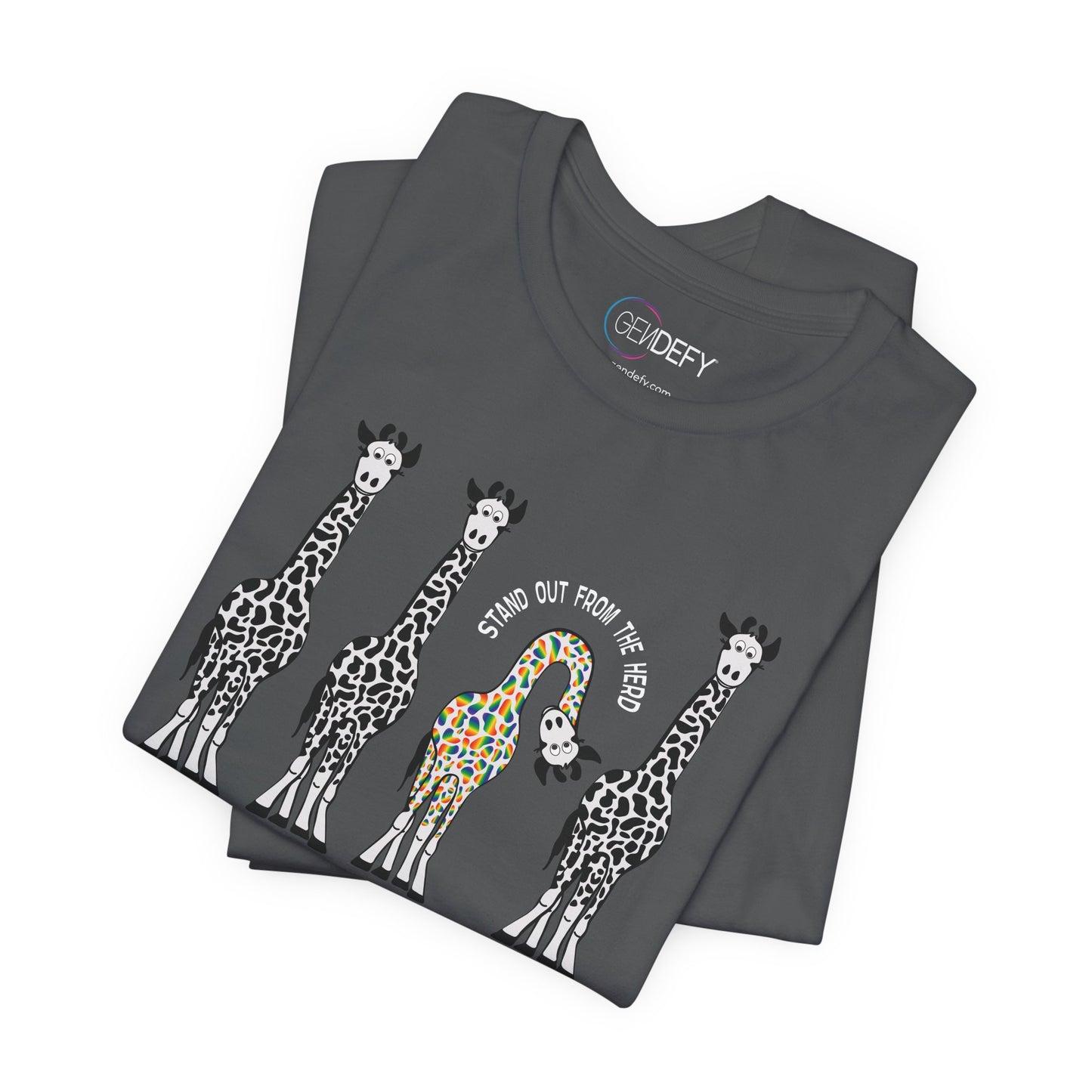 Giraffe - Stand Out From the Herd | Adult Tee