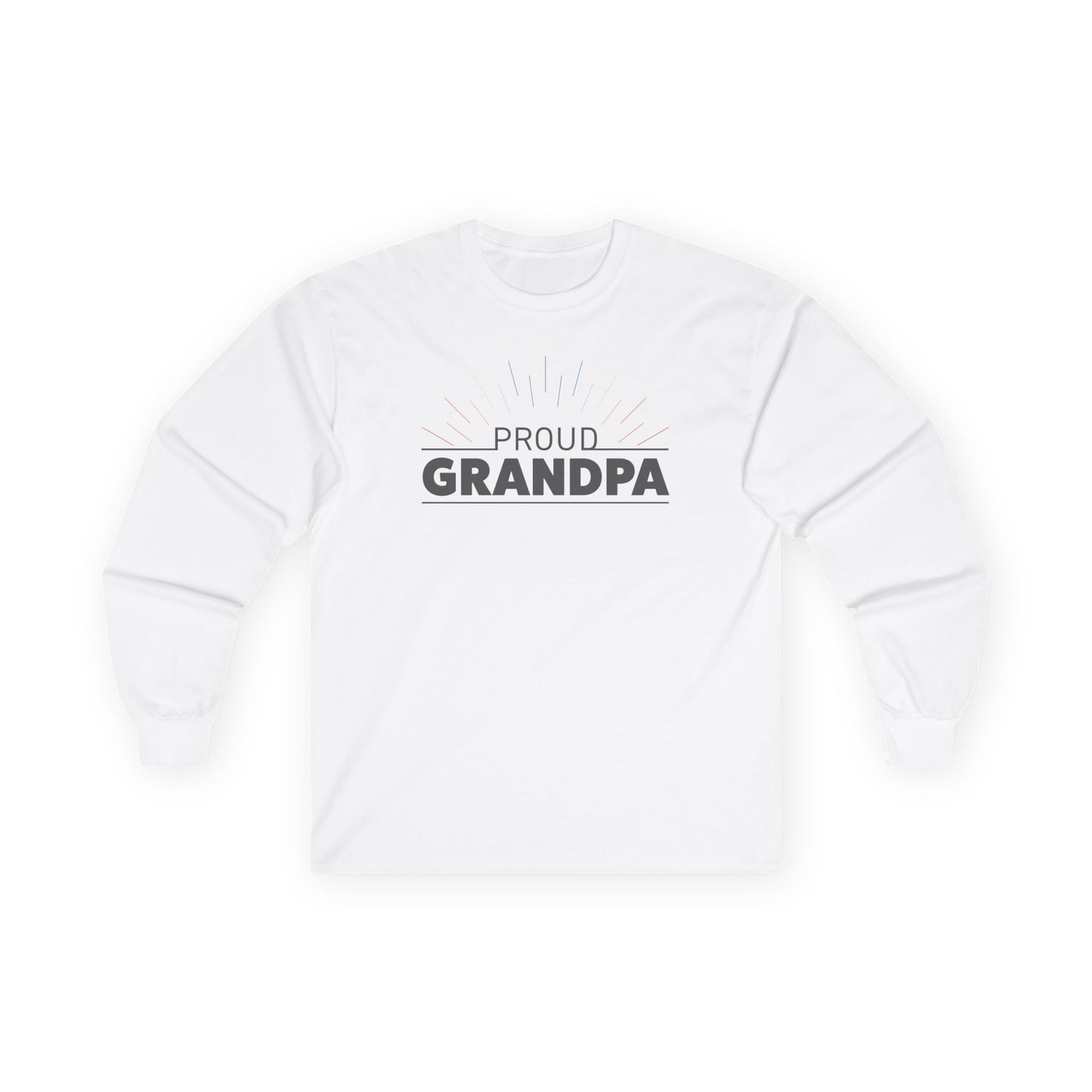 Proud Grandpa Long Sleeve Tee - Unisex Ultra Cotton Shirt for Father's Day