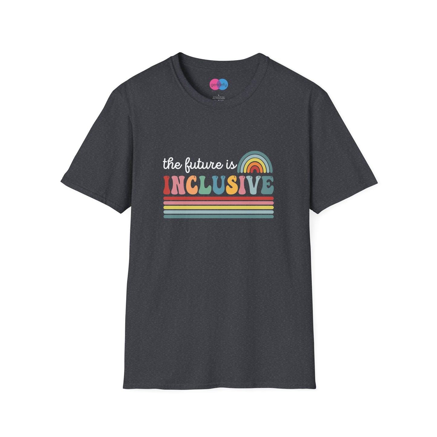 The Future Is Inclusive with Rainbow | Softstyle T-Shirt