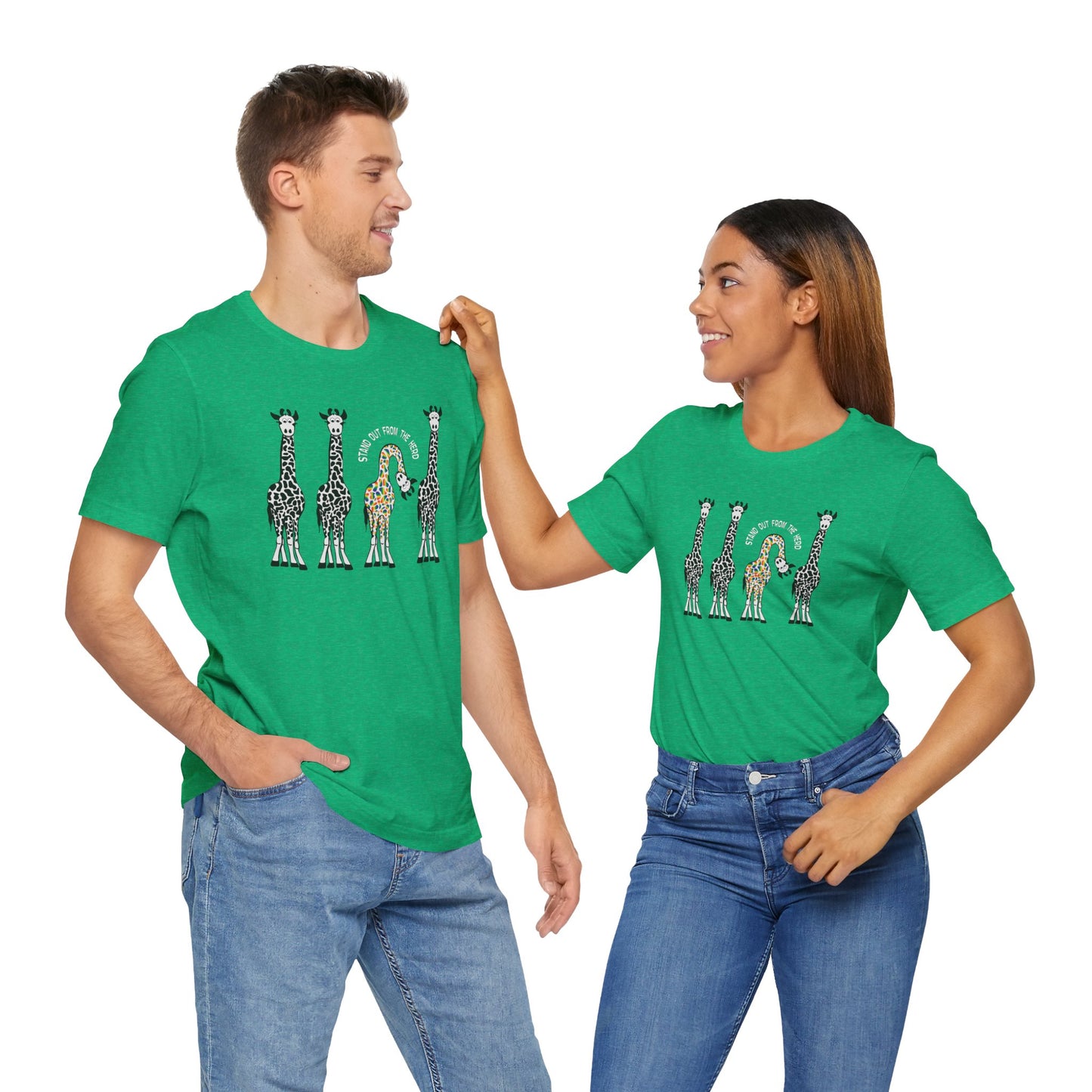Giraffe - Stand Out From the Herd | Adult Tee