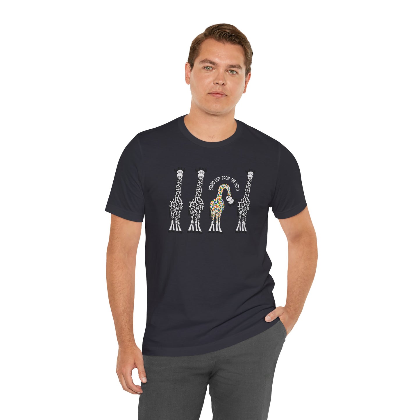 Giraffe - Stand Out From the Herd | Adult Tee