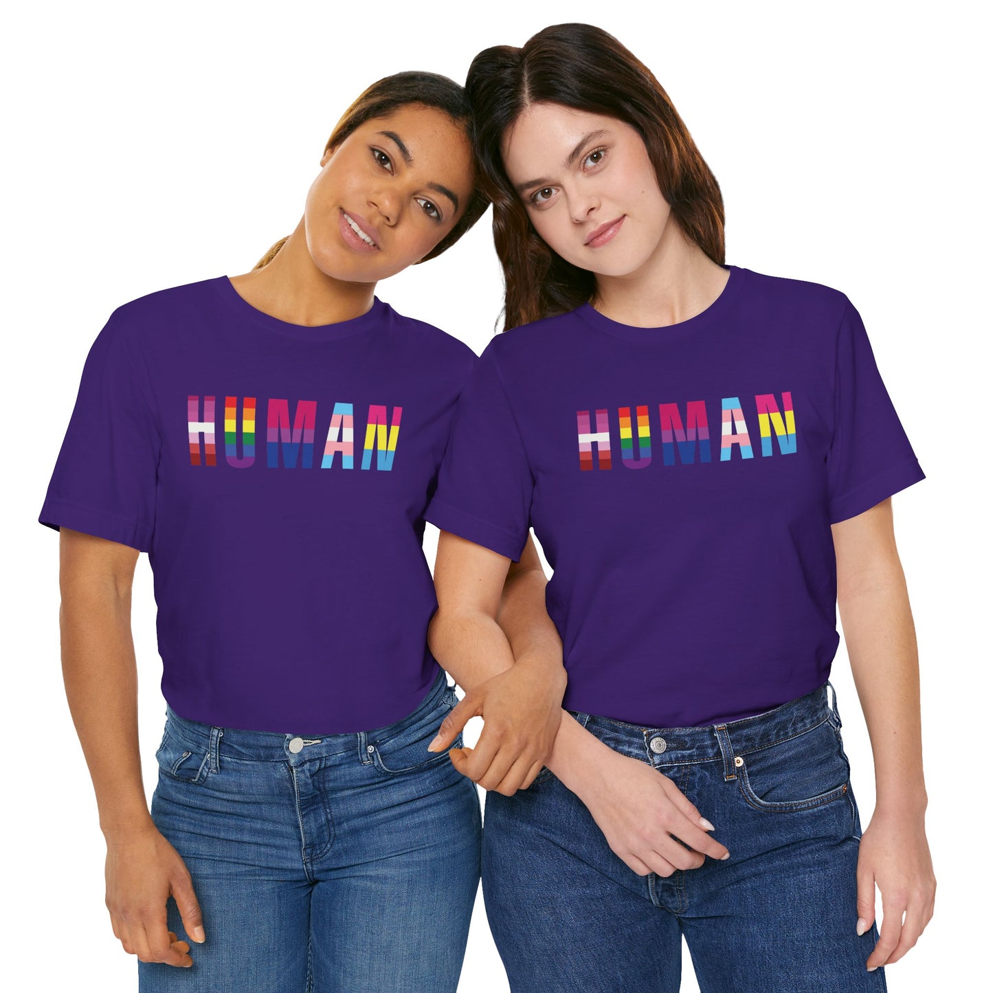 HUMAN Pride Flag - T-Shirt