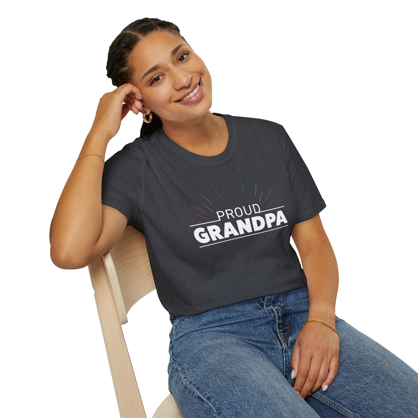 Proud Grandpa | Softstyle T-Shirt