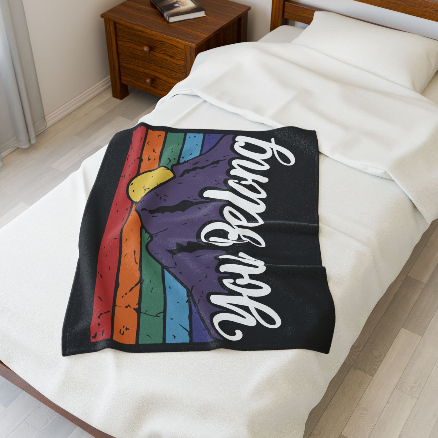 You Belong | Velveteen Plush Blanket