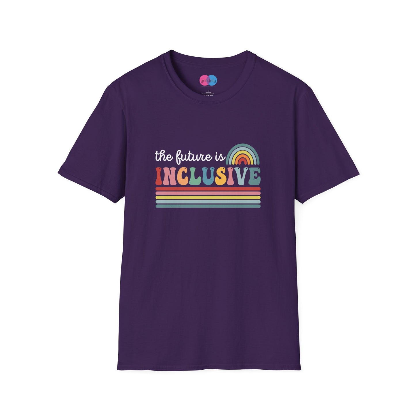 The Future Is Inclusive with Rainbow | Softstyle T-Shirt