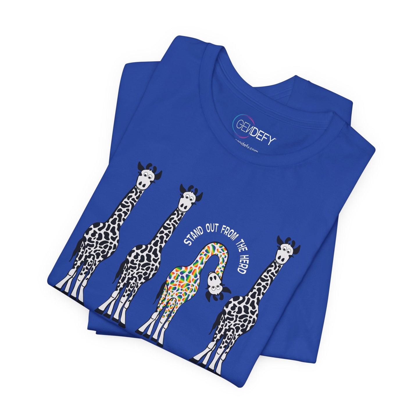 Giraffe - Stand Out From the Herd | Adult Tee