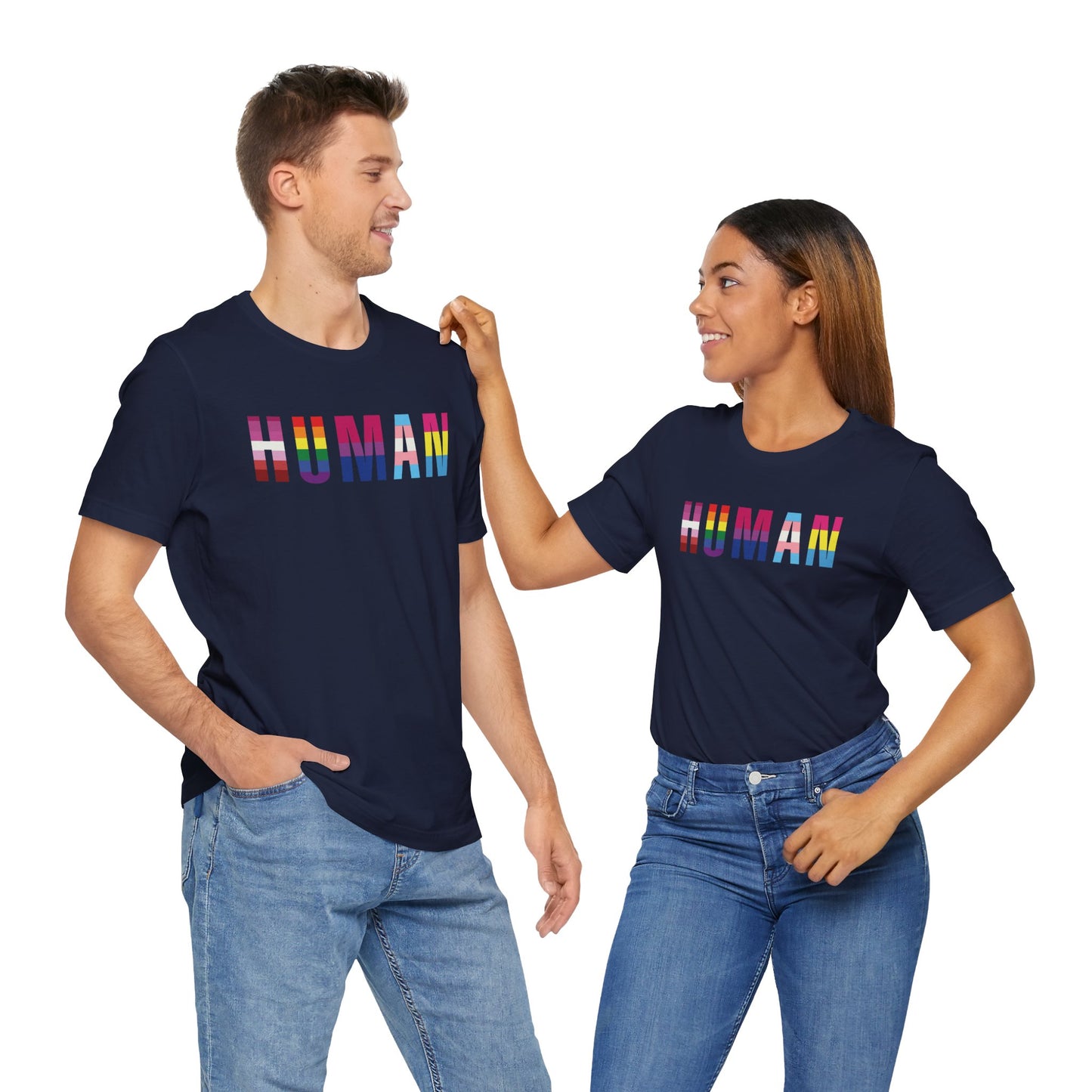 HUMAN Pride Flag - T-Shirt