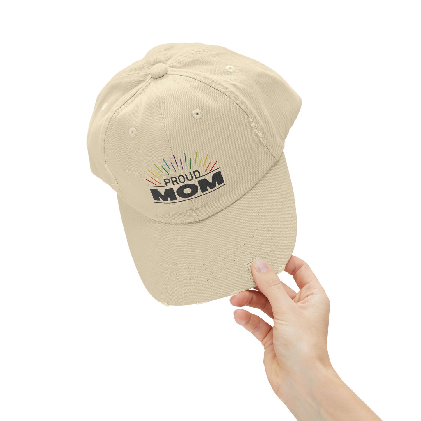 Proud Mom | Distressed Unisex Cap