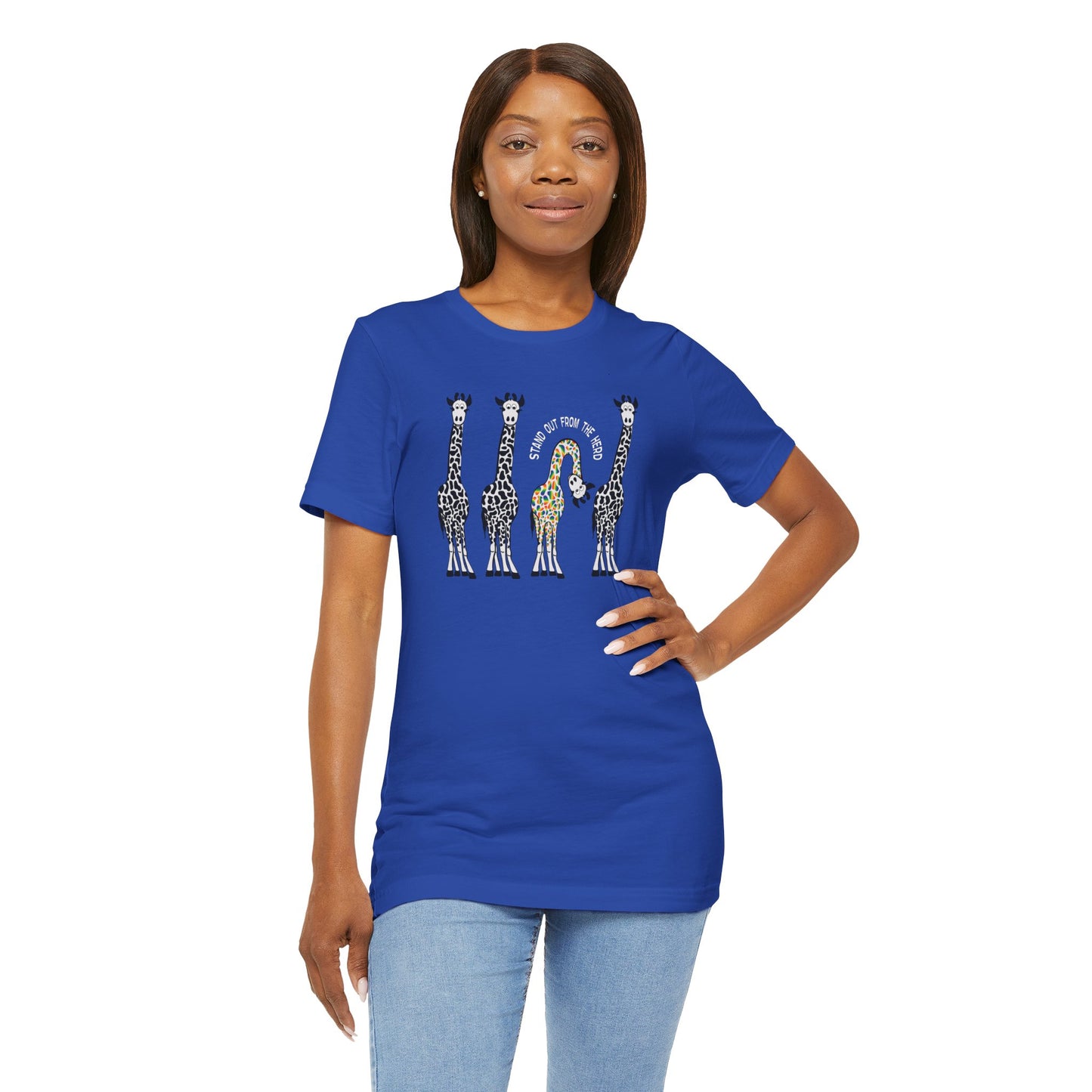 Giraffe - Stand Out From the Herd | Adult Tee