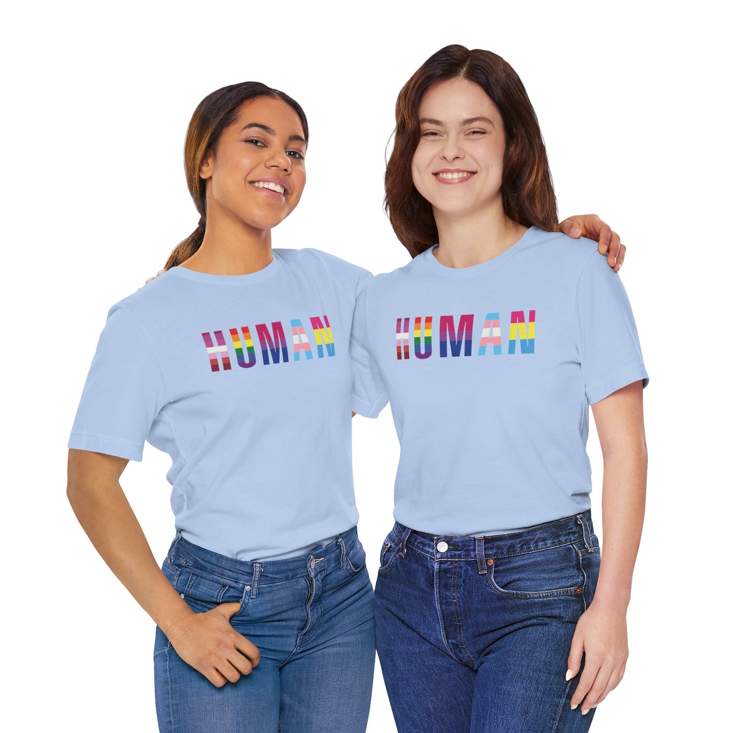 HUMAN Pride Flag - T-Shirt