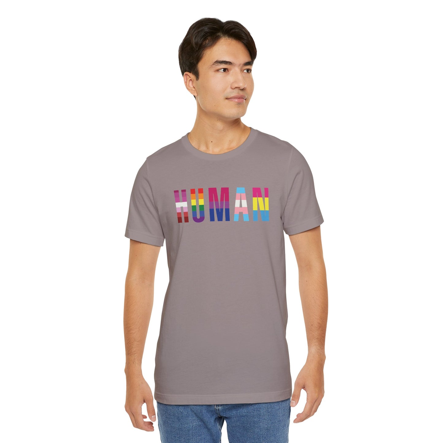 HUMAN Pride Flag - T-Shirt