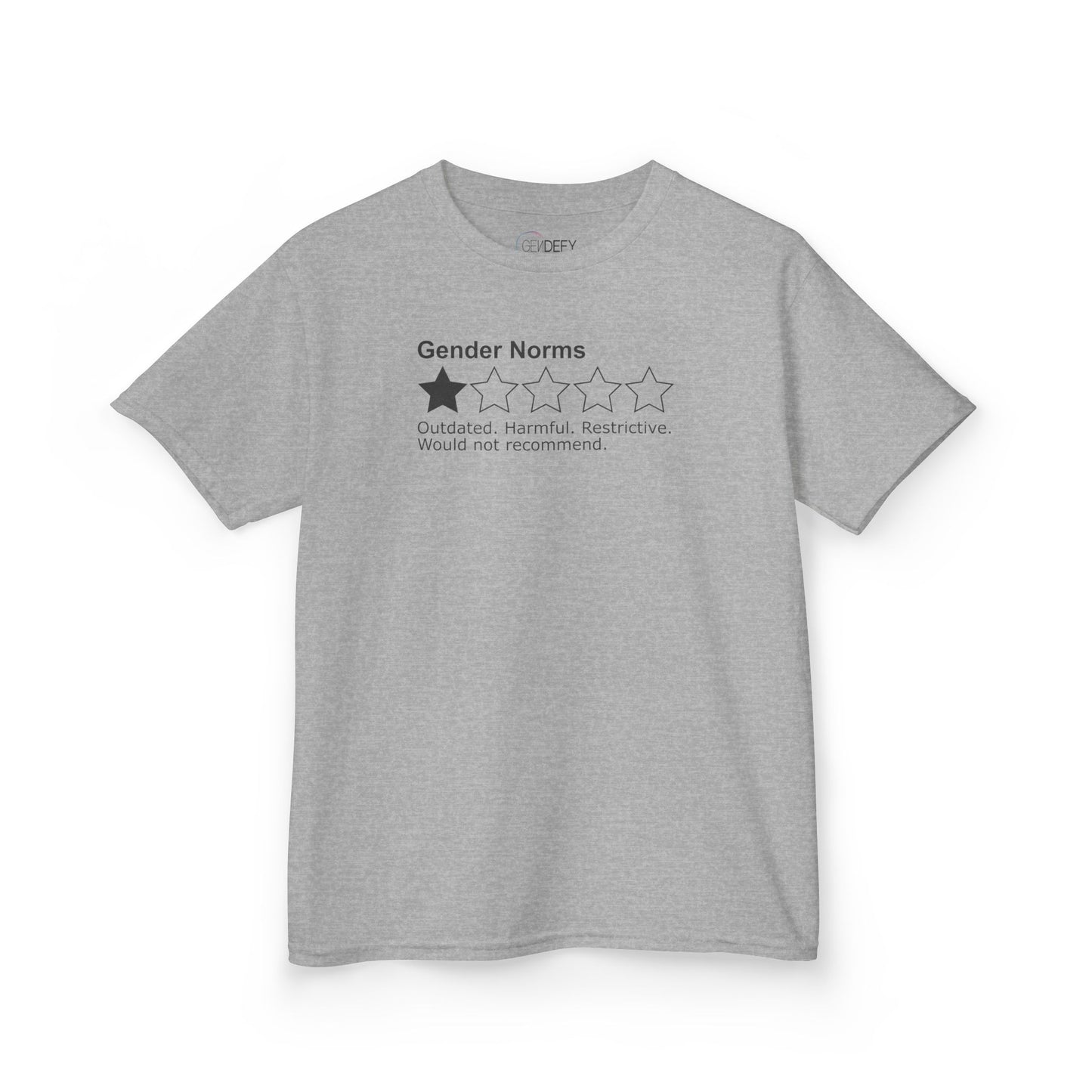 Gender Norms: 1 Star | Youth T-Shirt