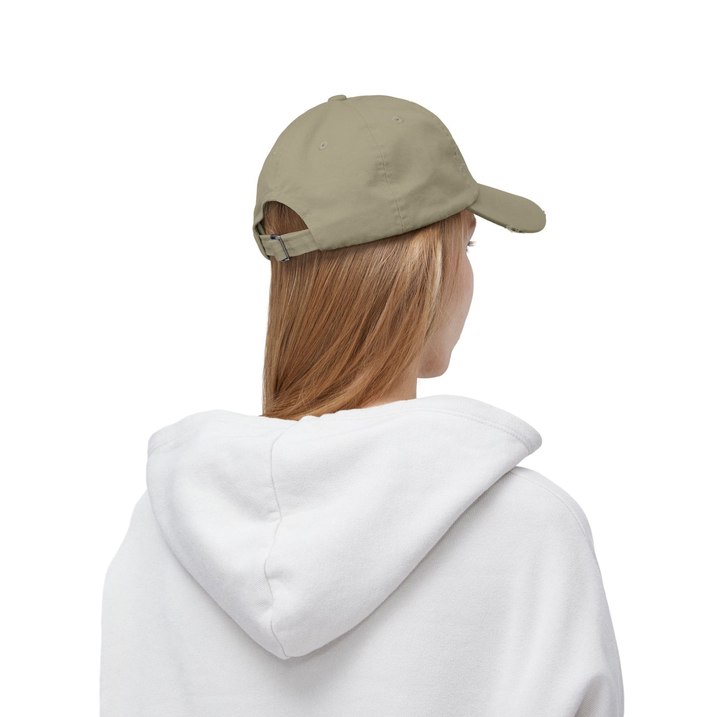 You Belong Distressed Unisex Cap with Vintage Mountain Design