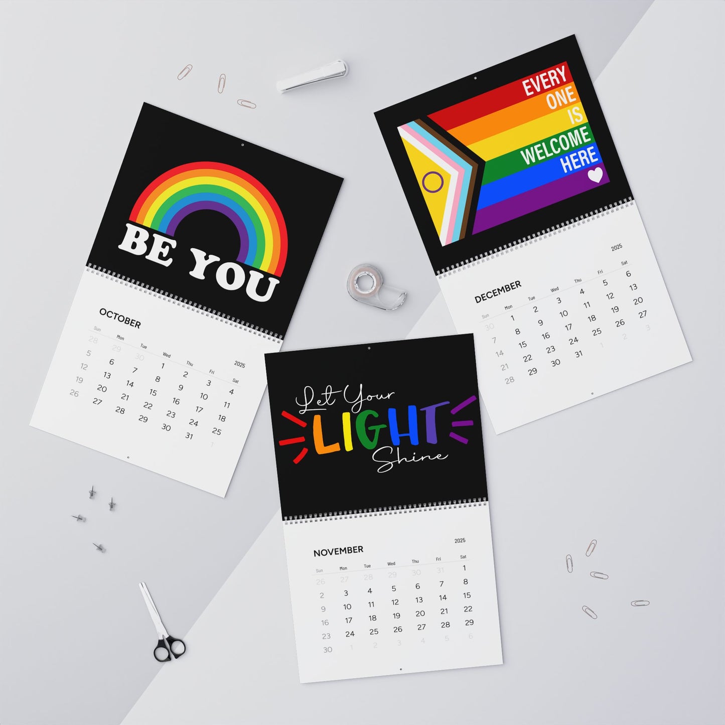 Pride & Individuality | 2025 Wall Calendar