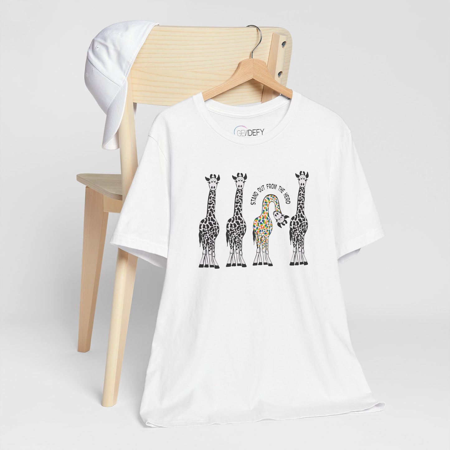 Giraffe - Stand Out From the Herd | Adult Tee