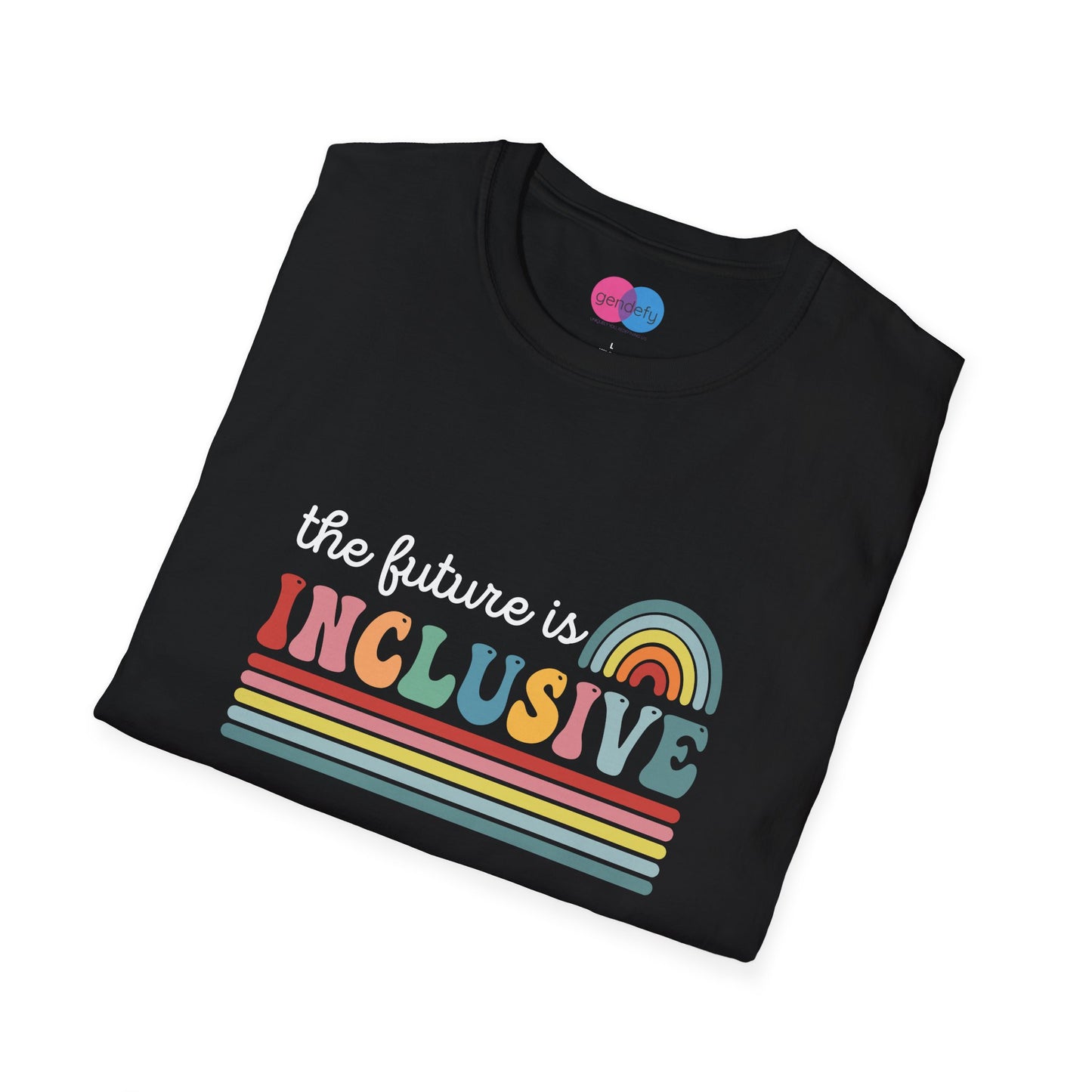 The Future Is Inclusive with Rainbow | Softstyle T-Shirt
