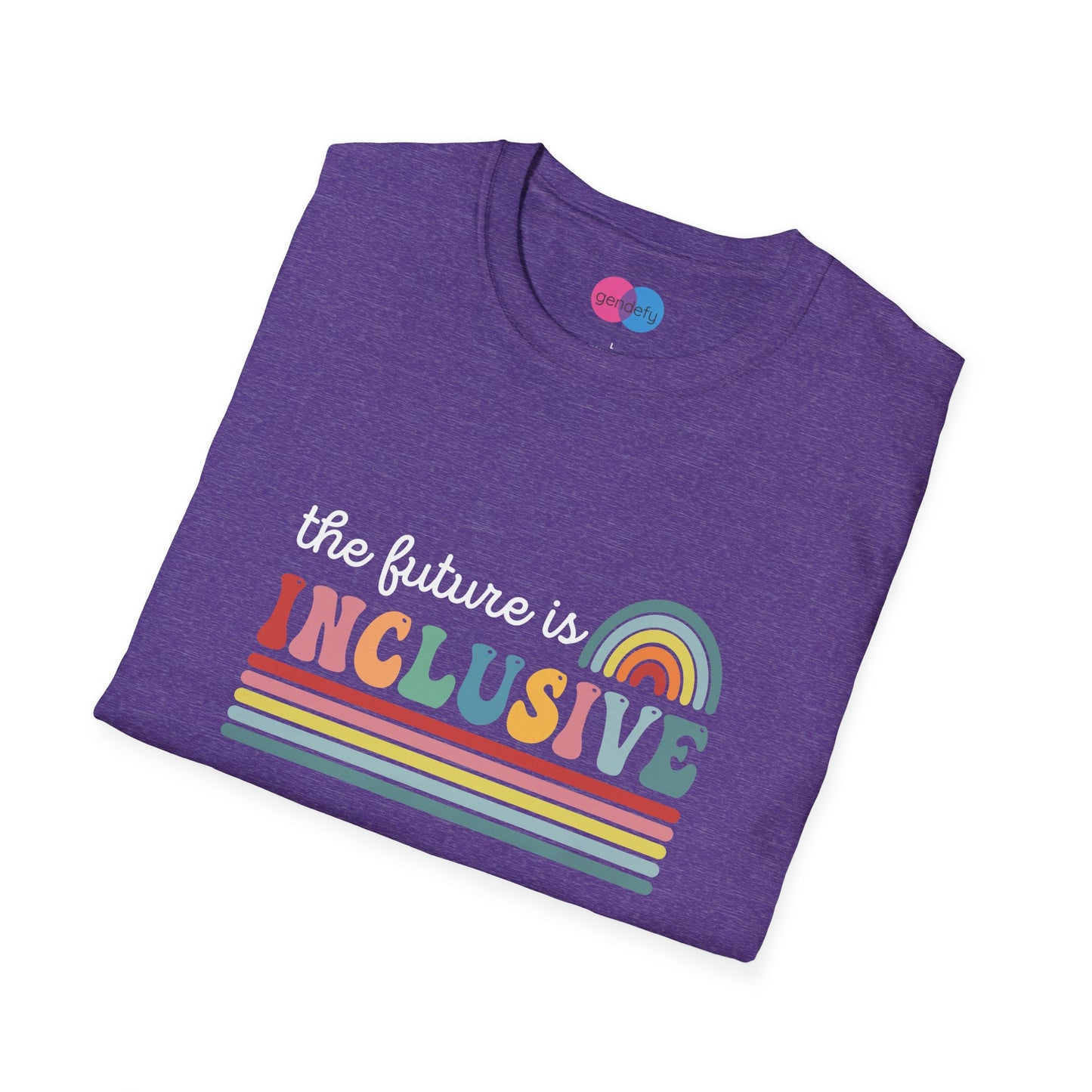The Future Is Inclusive with Rainbow | Softstyle T-Shirt
