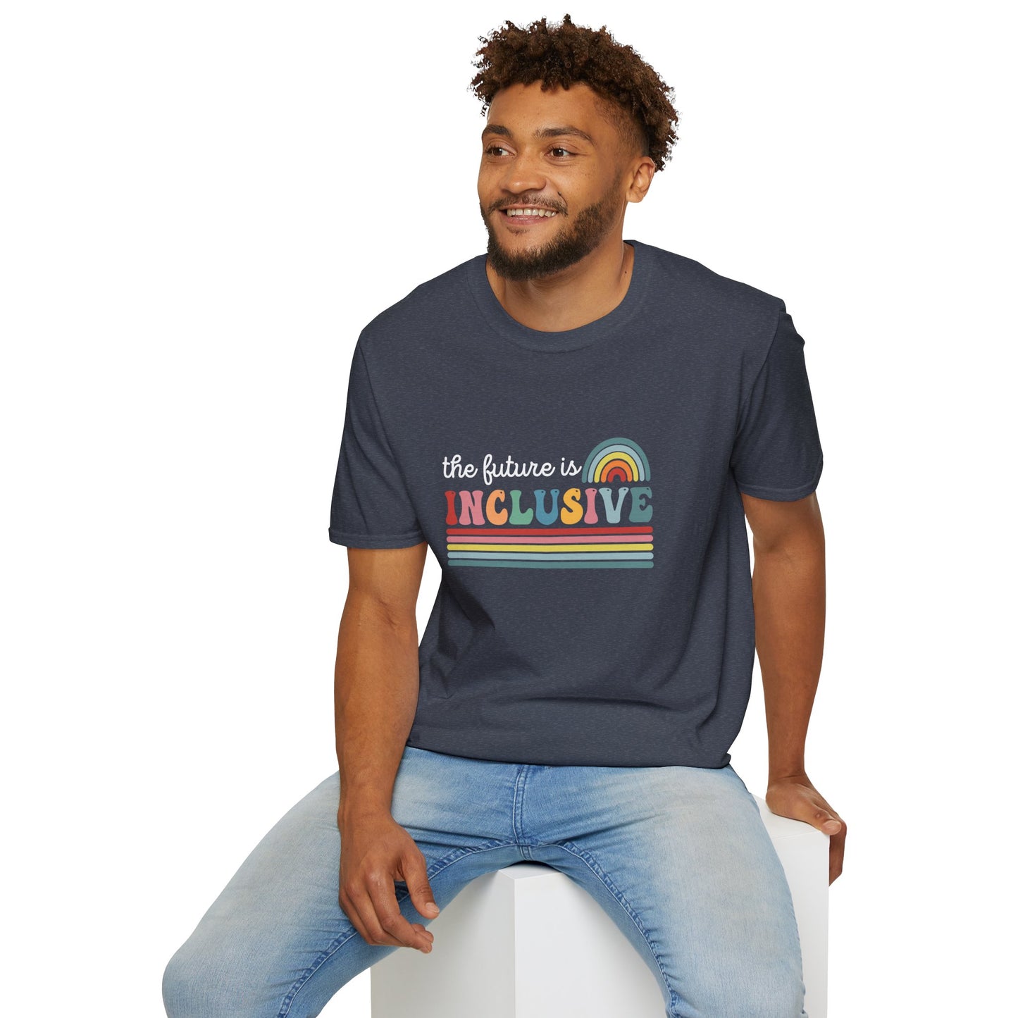 The Future Is Inclusive with Rainbow | Softstyle T-Shirt