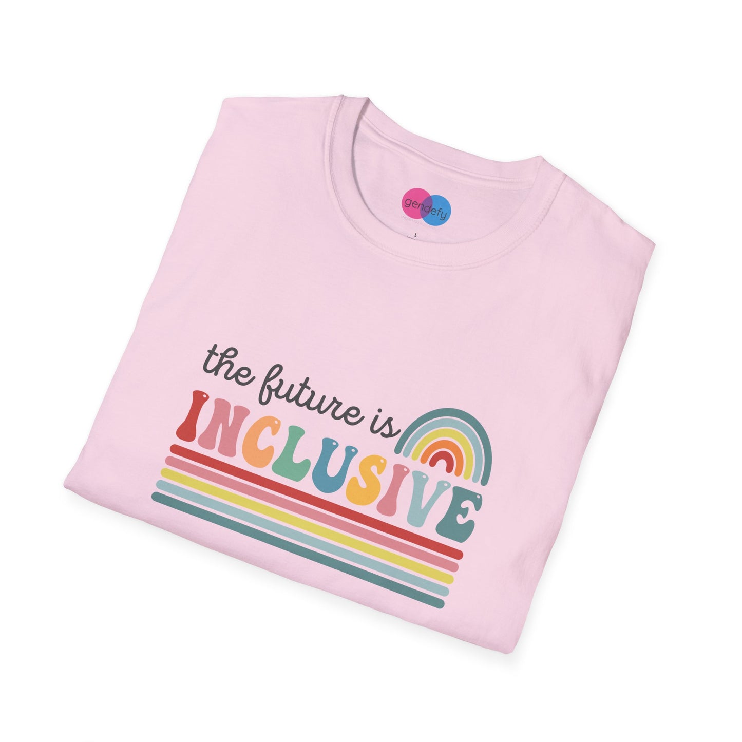 The Future Is Inclusive with Rainbow | Softstyle T-Shirt