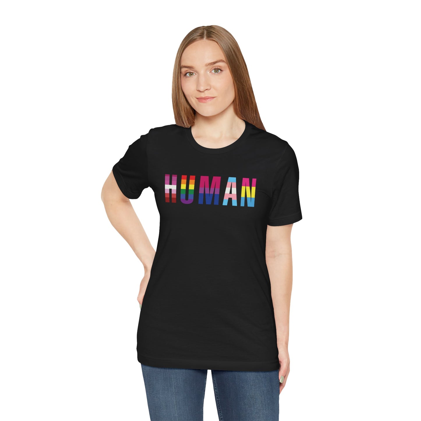 HUMAN Pride Flag - T-Shirt