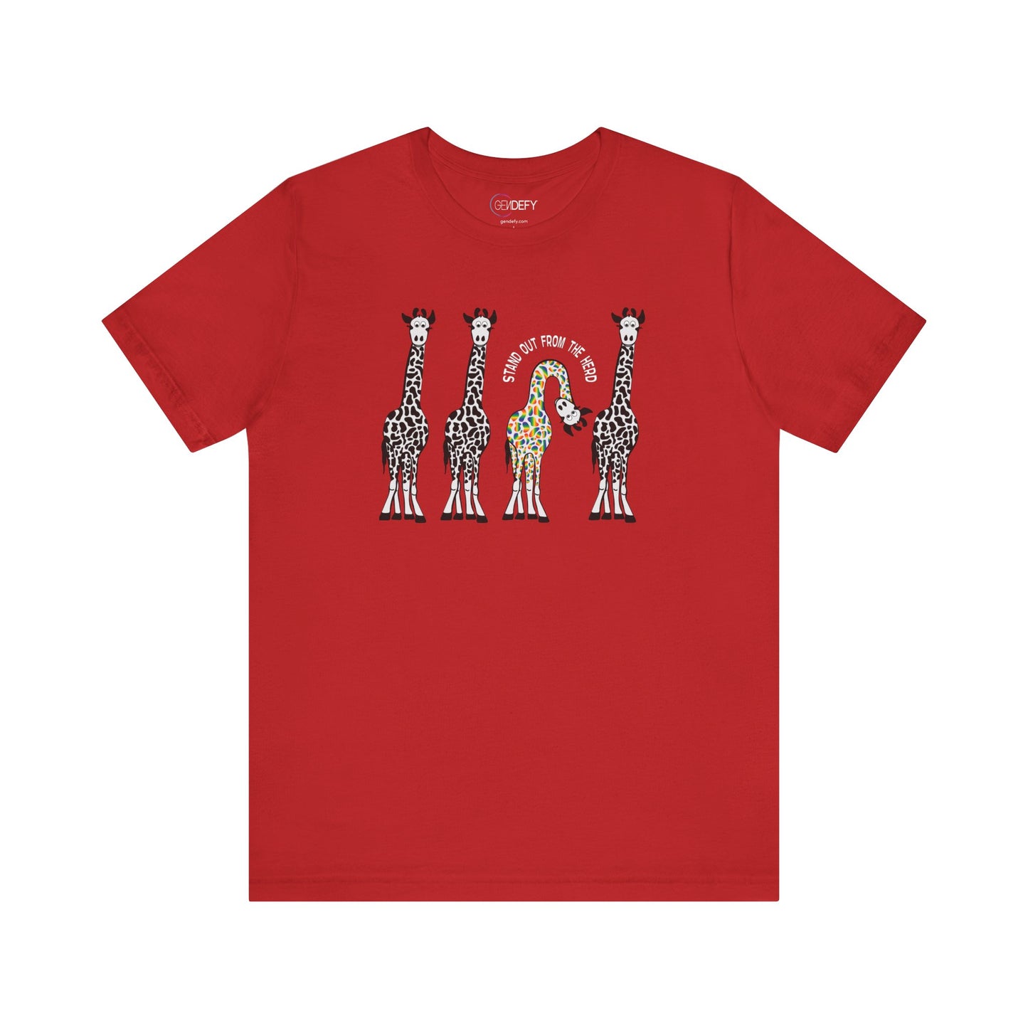 Giraffe - Stand Out From the Herd | Adult Tee