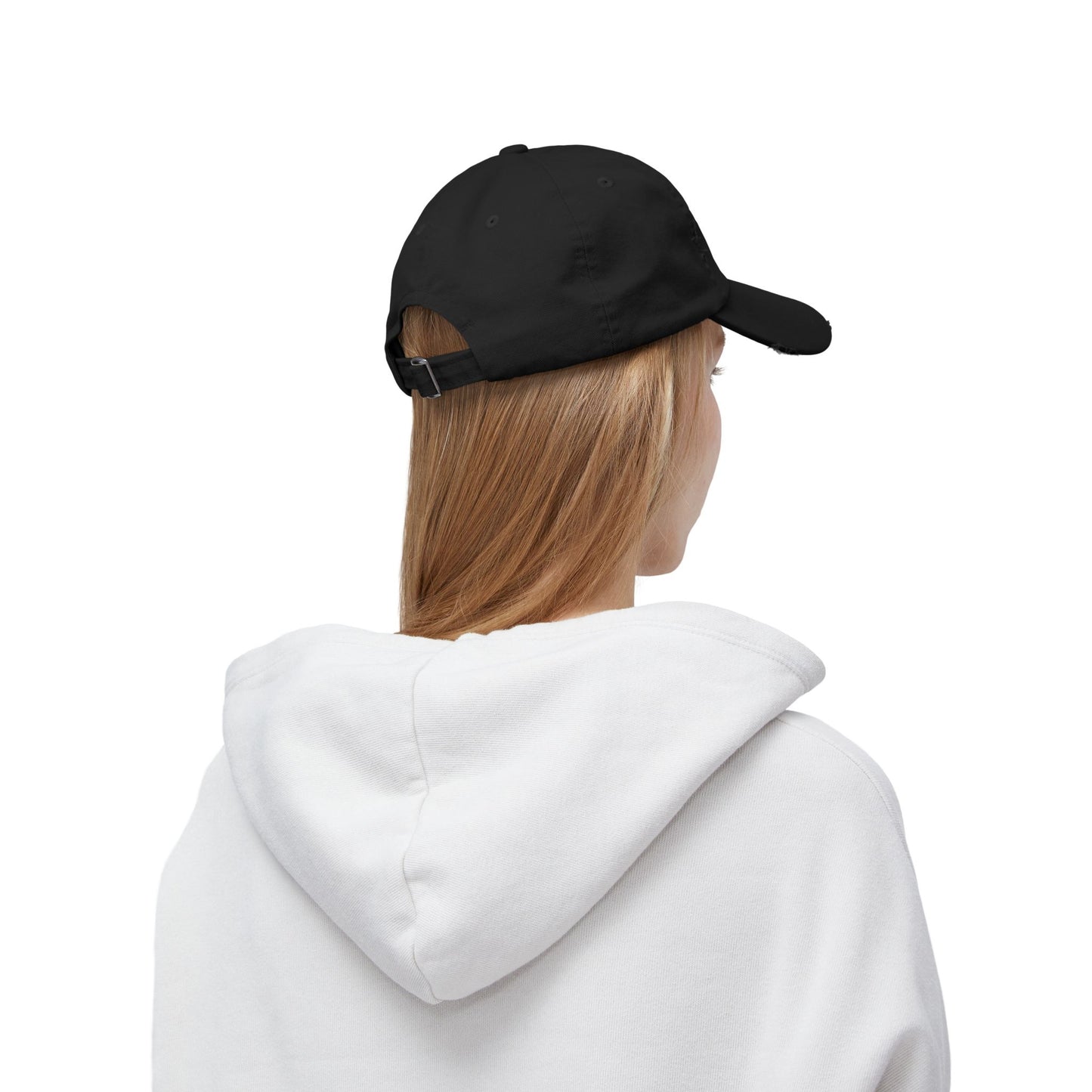You Belong Distressed Unisex Cap with Vintage Mountain Design