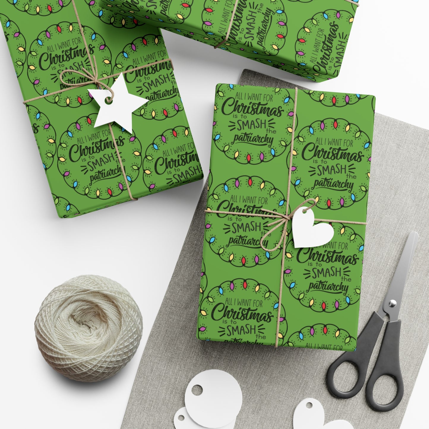 All I Want for Christmas is to Smash the Patriarchy | Wrapping Paper