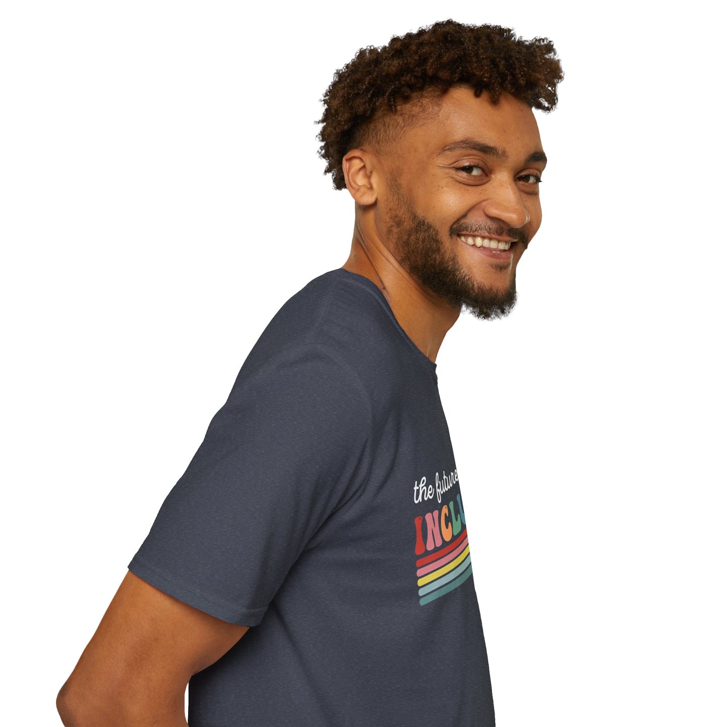 The Future Is Inclusive with Rainbow | Softstyle T-Shirt
