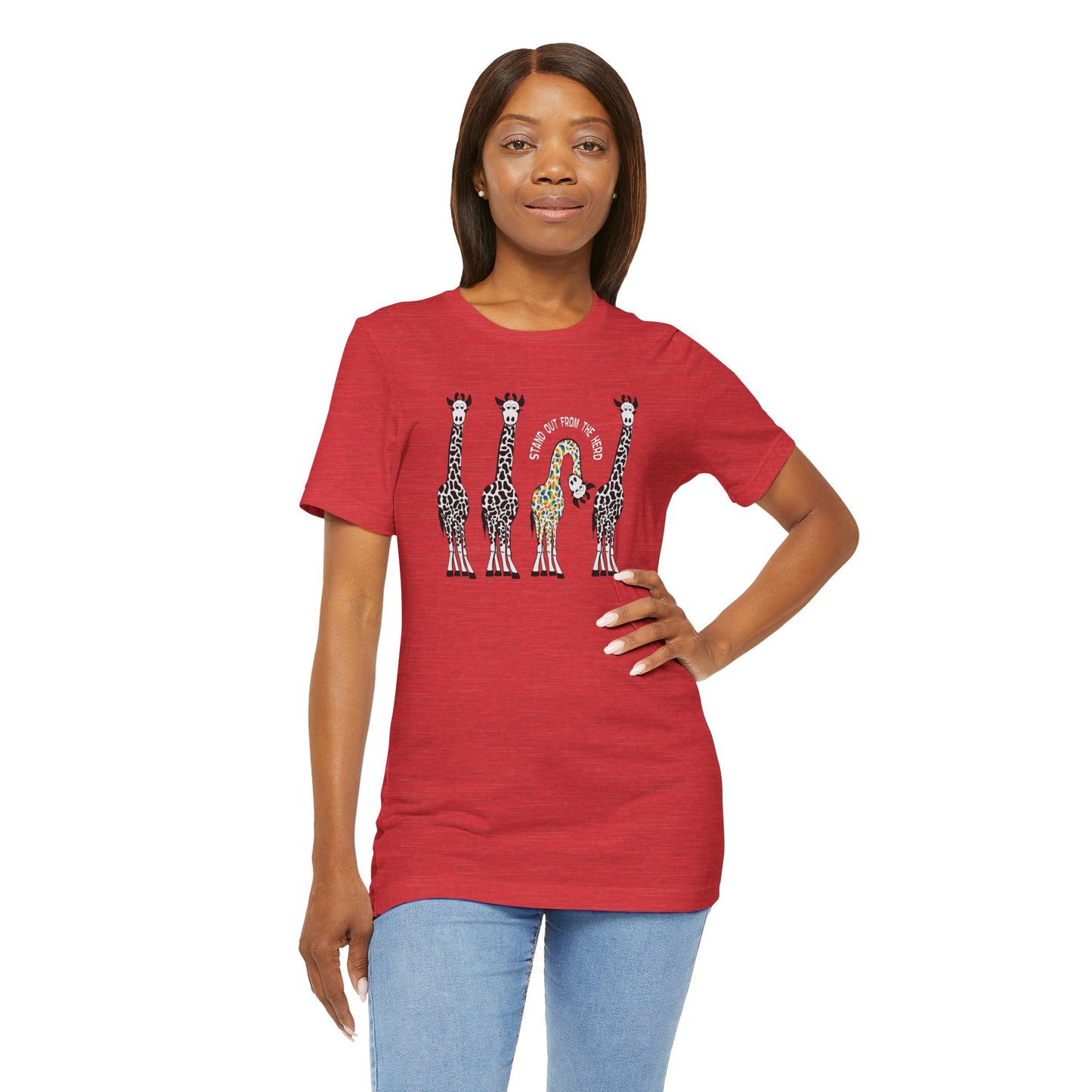 Giraffe - Stand Out From the Herd | Adult Tee