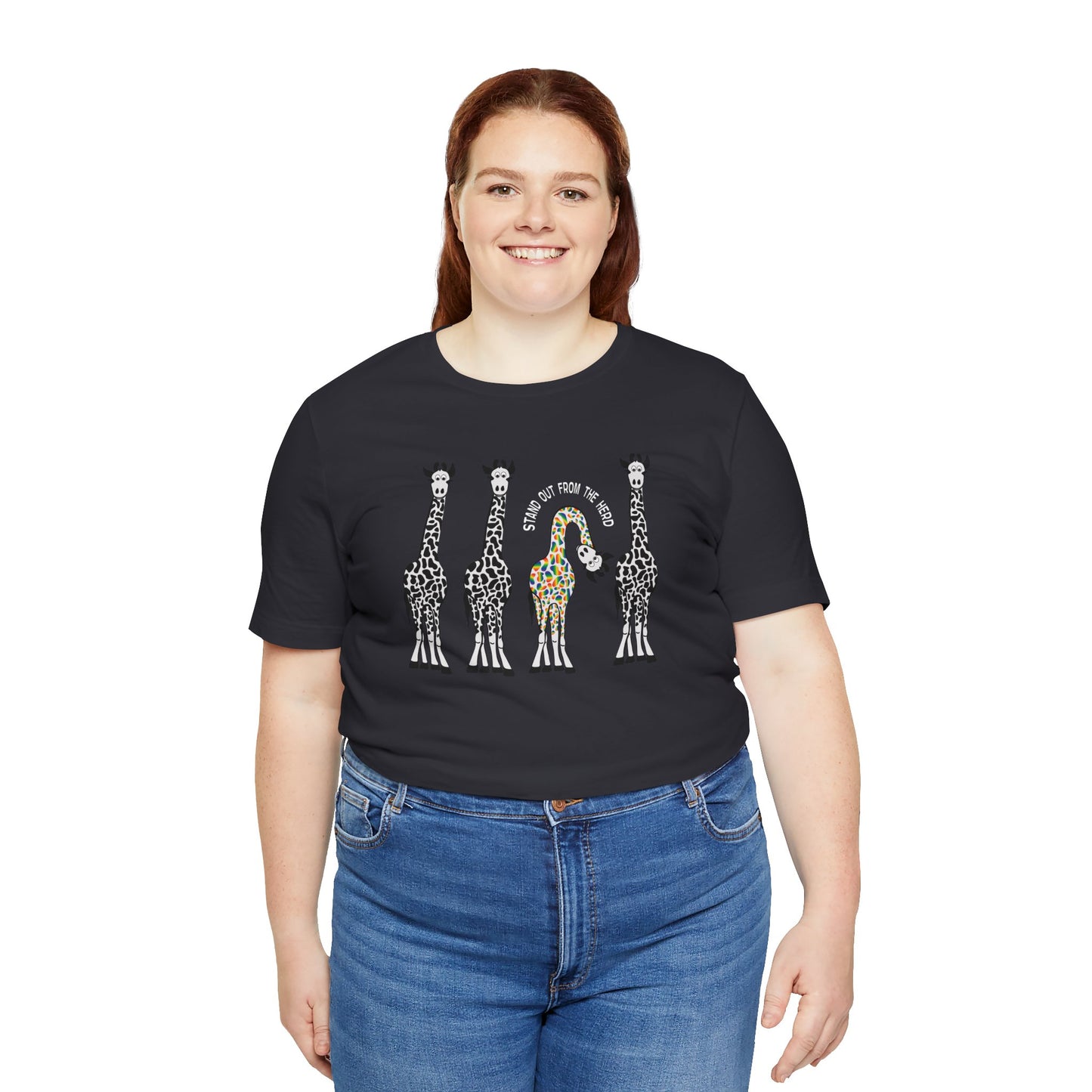 Giraffe - Stand Out From the Herd | Adult Tee