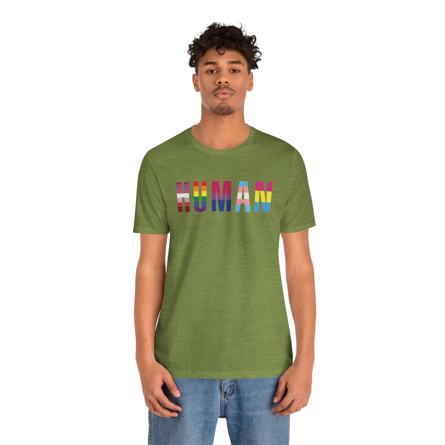 HUMAN Pride Flag - T-Shirt